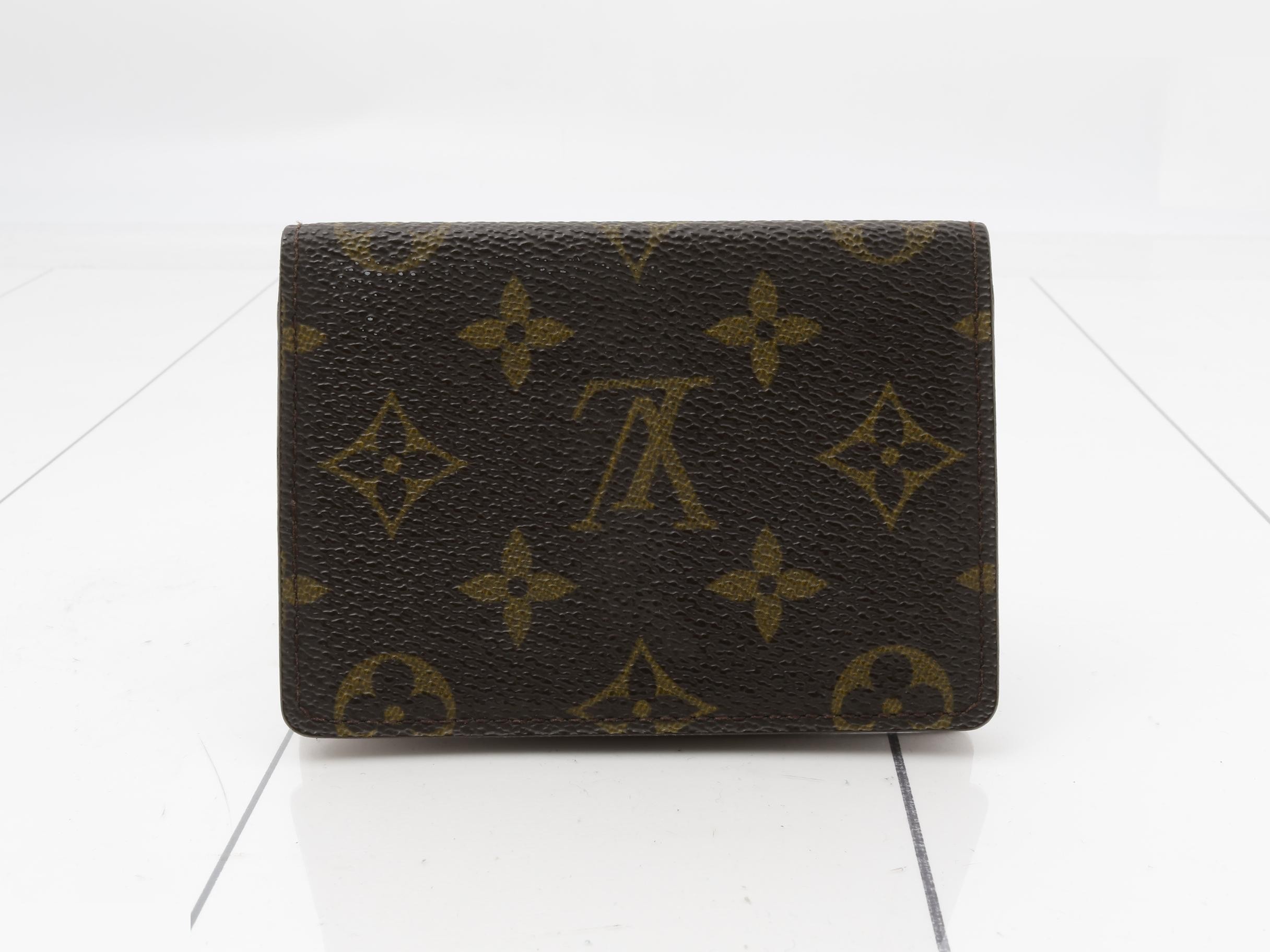 Monogram Porte 2 Cartes Vertical Pass Case — view 2