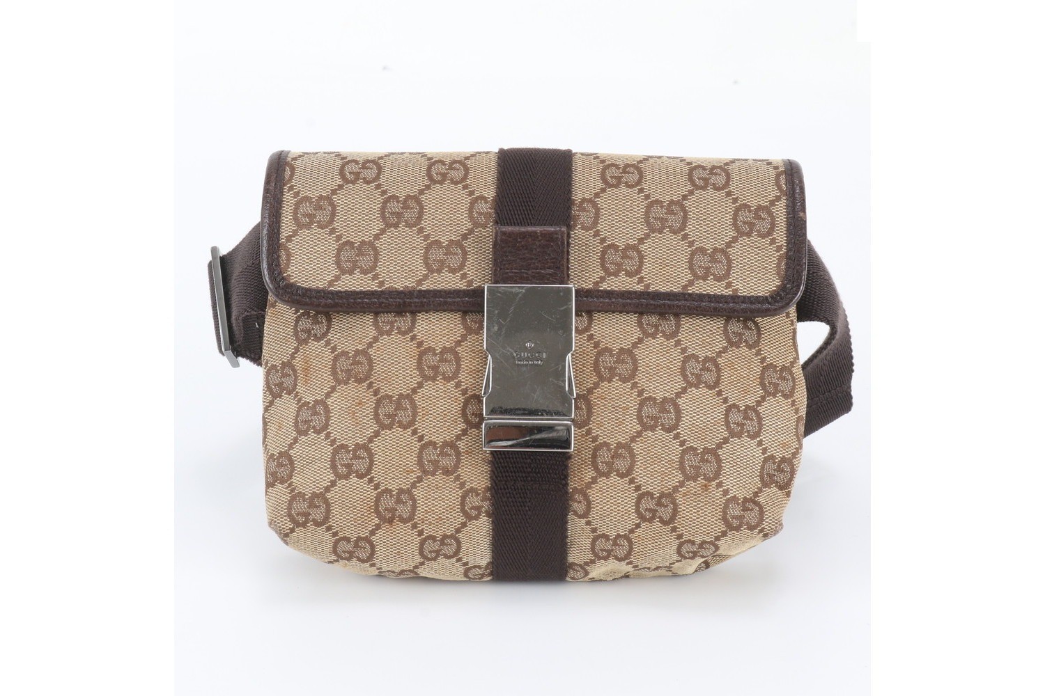 GG Canvas 131236 Leather Body Bag — view 2