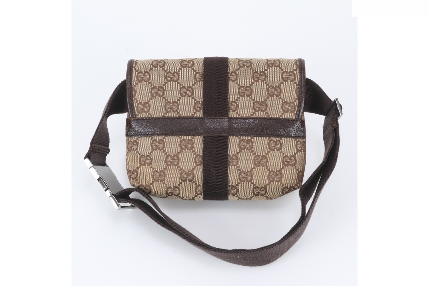 GG Canvas 131236 Leather Body Bag — view 3