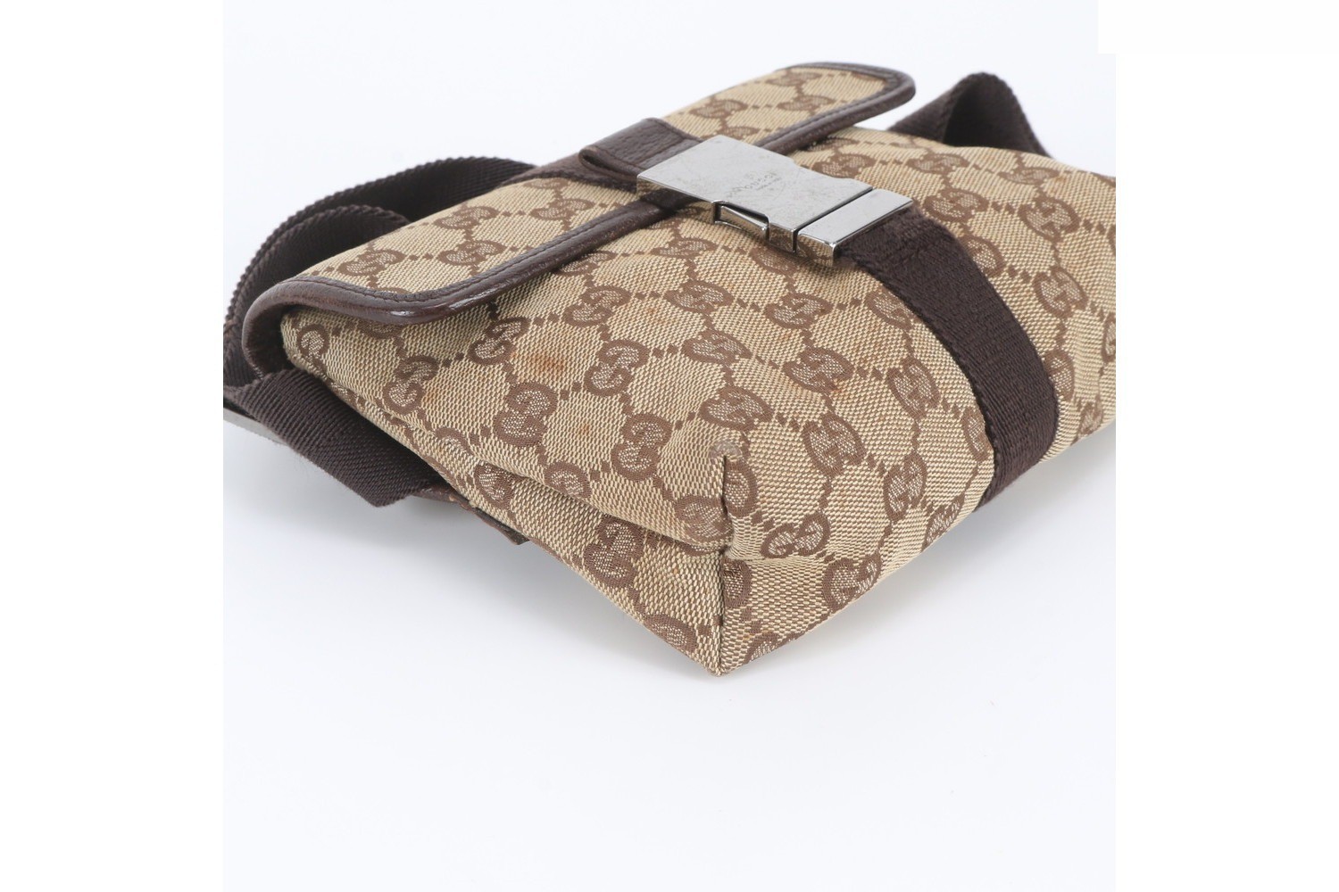 GG Canvas 131236 Leather Body Bag — view 5