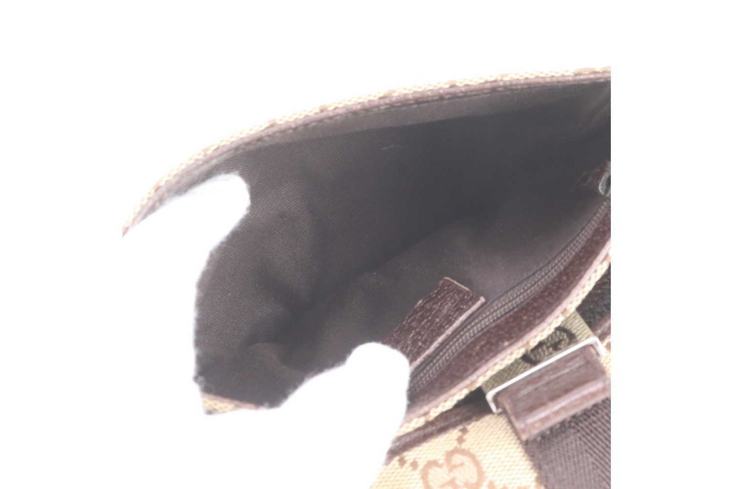 GG Canvas 131236 Leather Body Bag — view 7