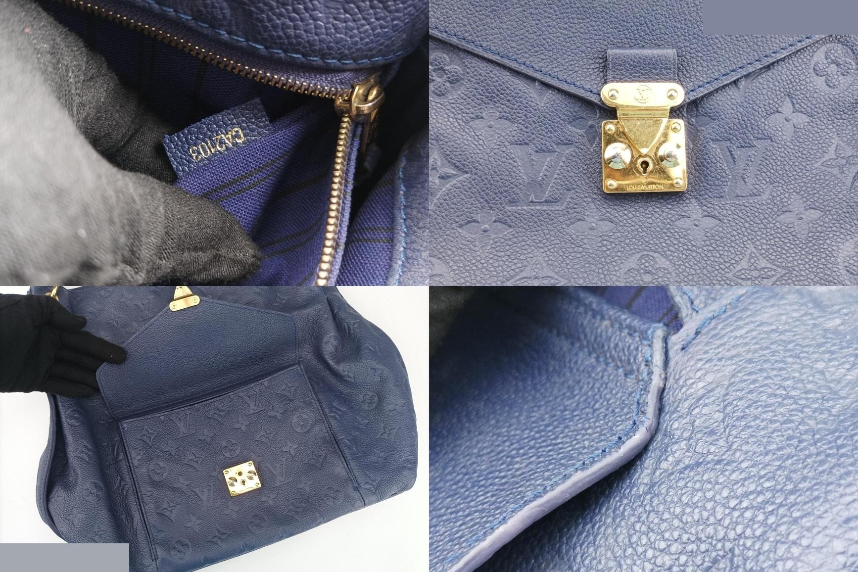 Métis Monogram Empreinte Dark Navy — view 8