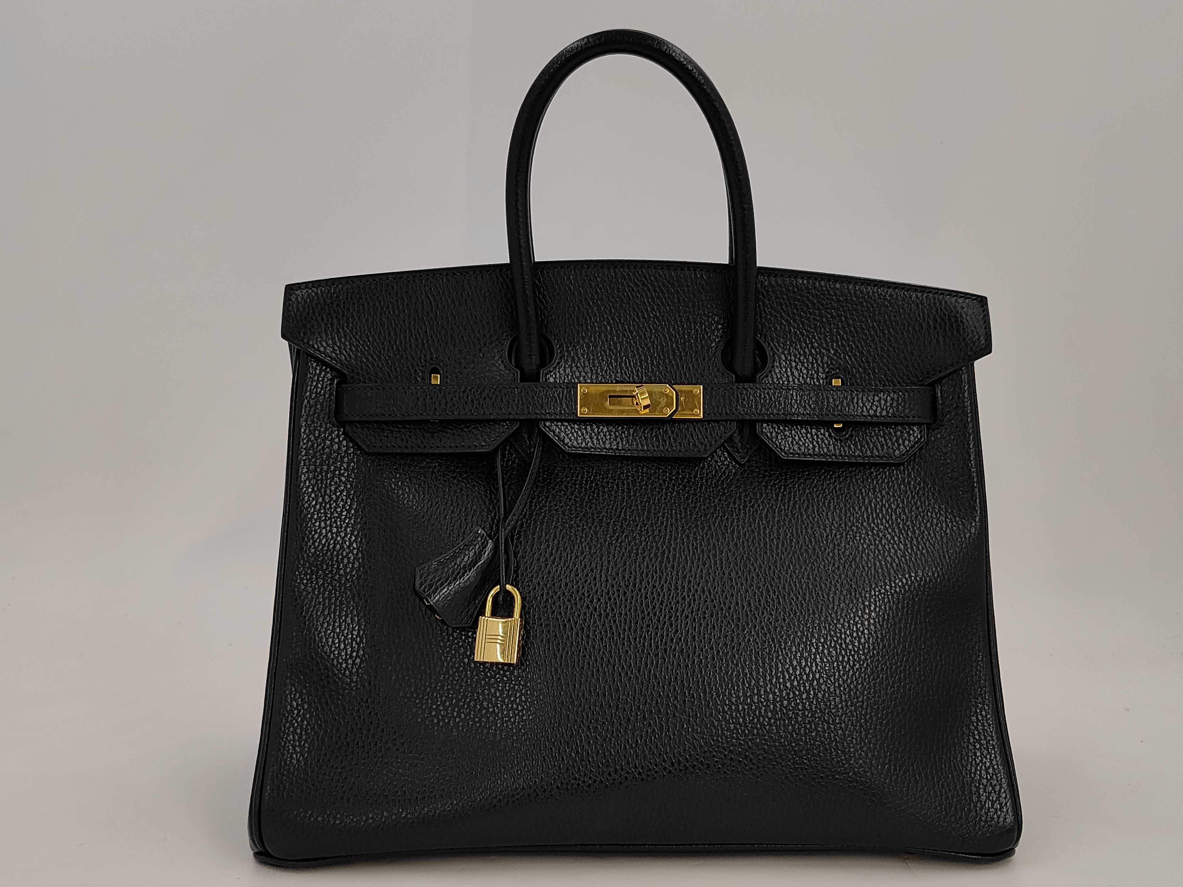 Birkin 35 Ardennes Gold Hardware Y1995 Handbag