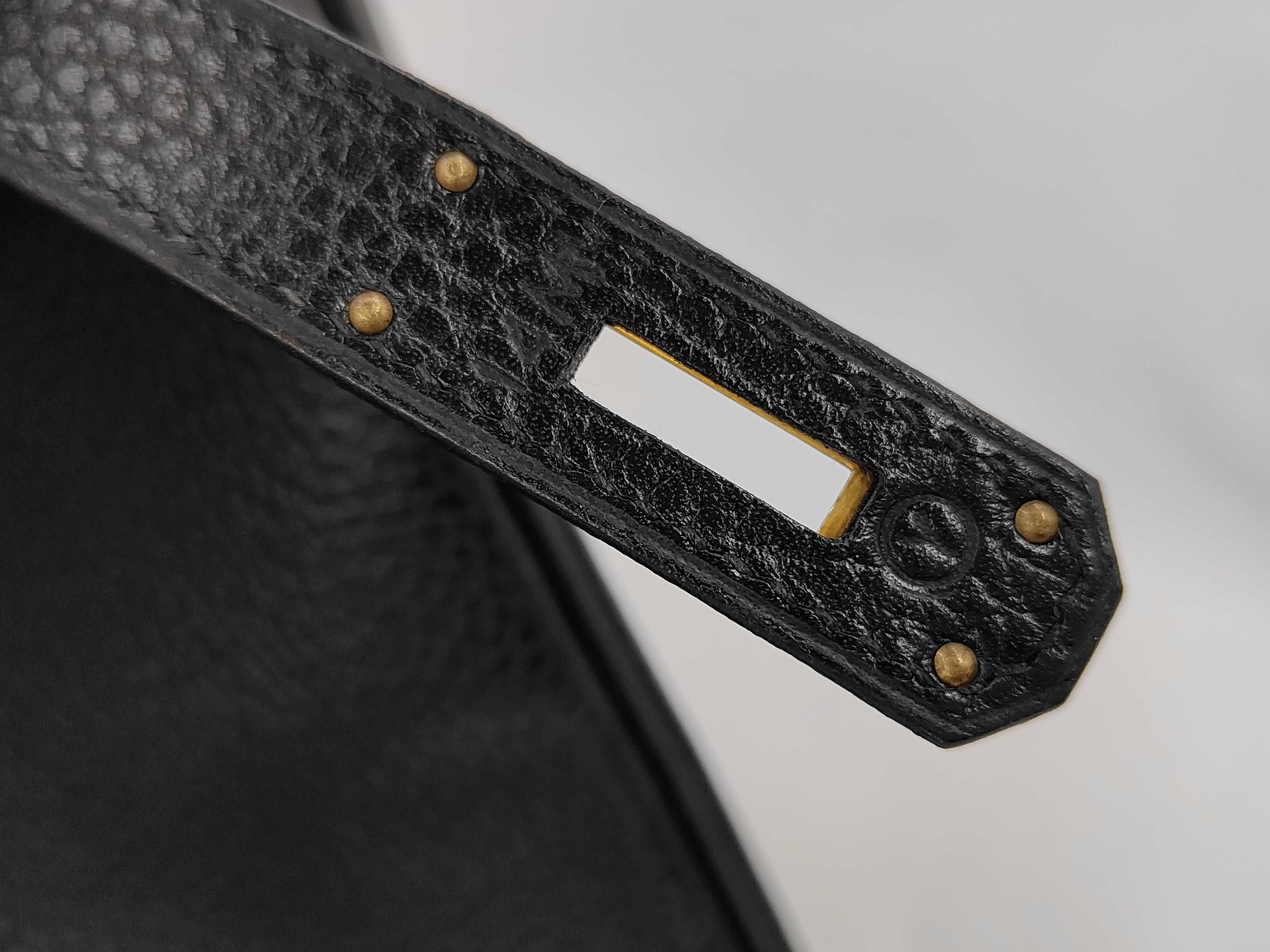 Birkin 35 Ardennes Gold Hardware Y1995 Handbag — view 11