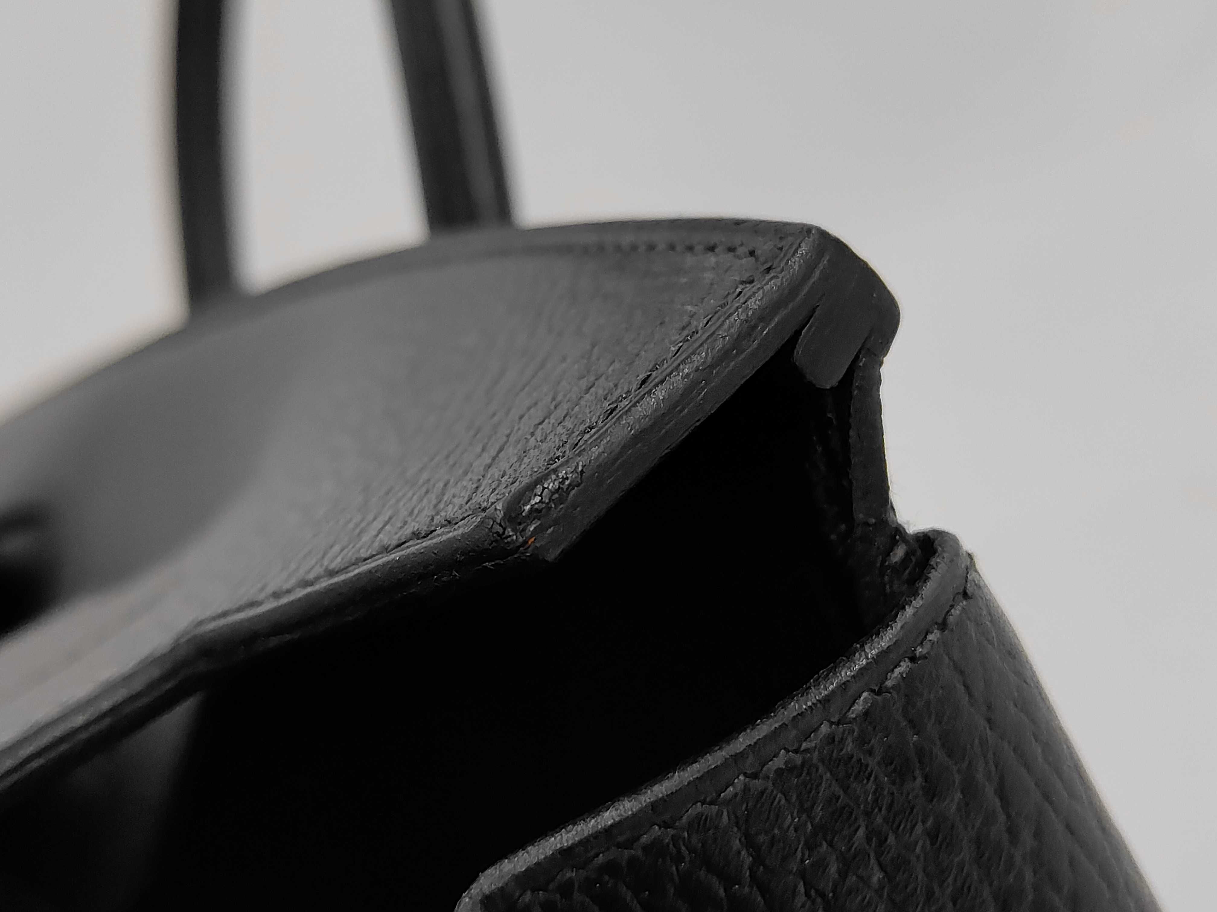 Birkin 35 Ardennes Gold Hardware Y1995 Handbag — view 14