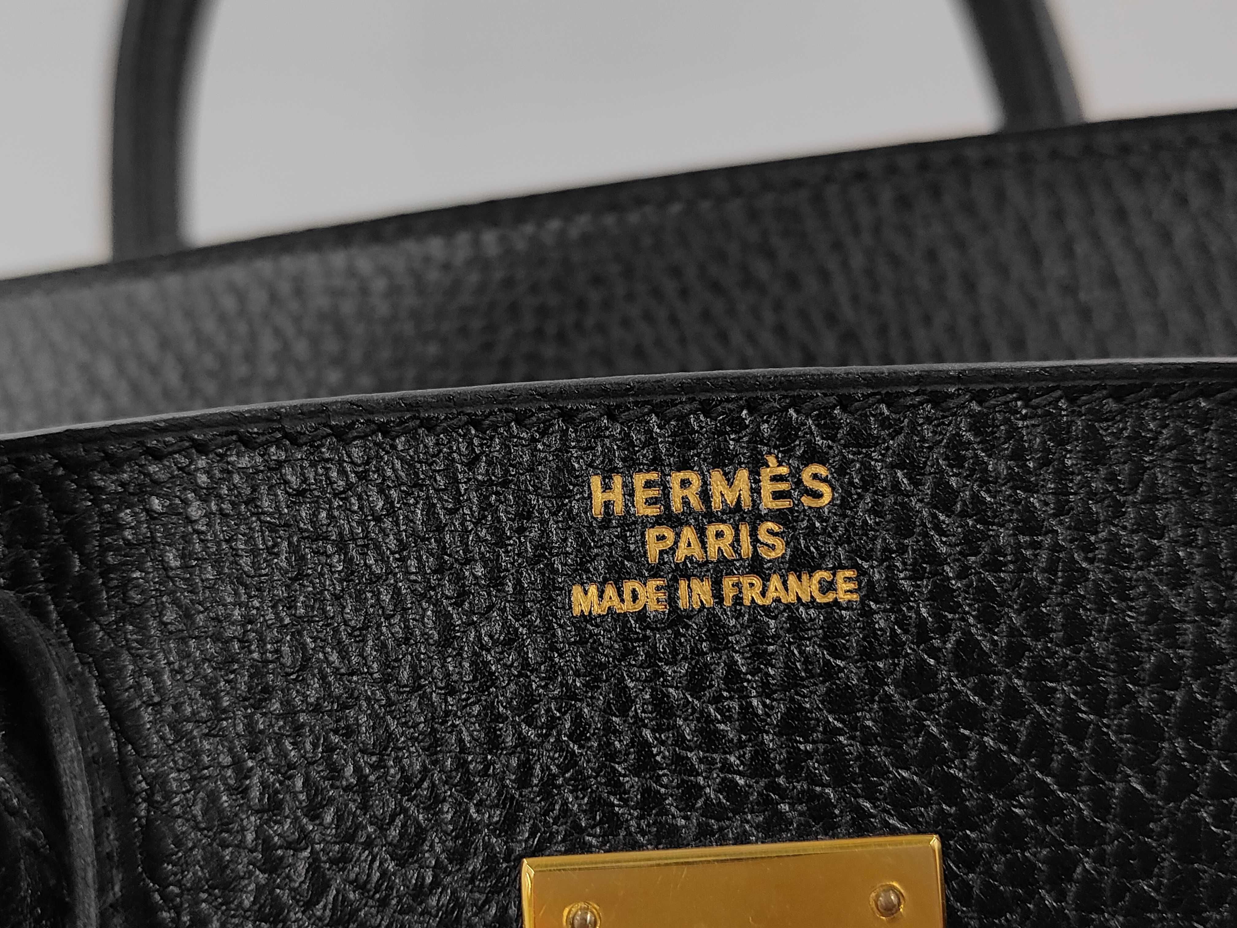 Birkin 35 Ardennes Gold Hardware Y1995 Handbag — view 10