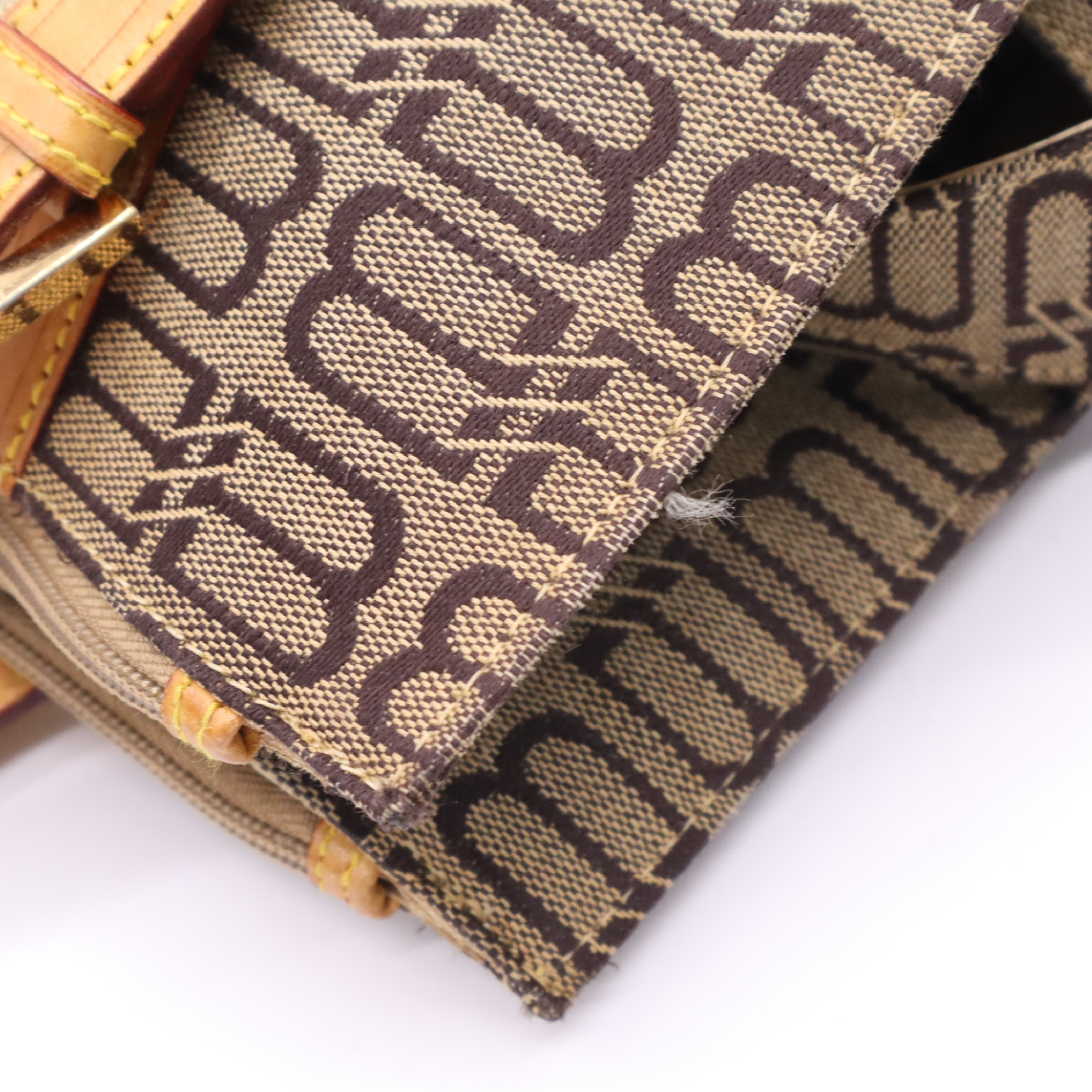 BB Monogram Tote Bag, Brown Tote Bag — view 8