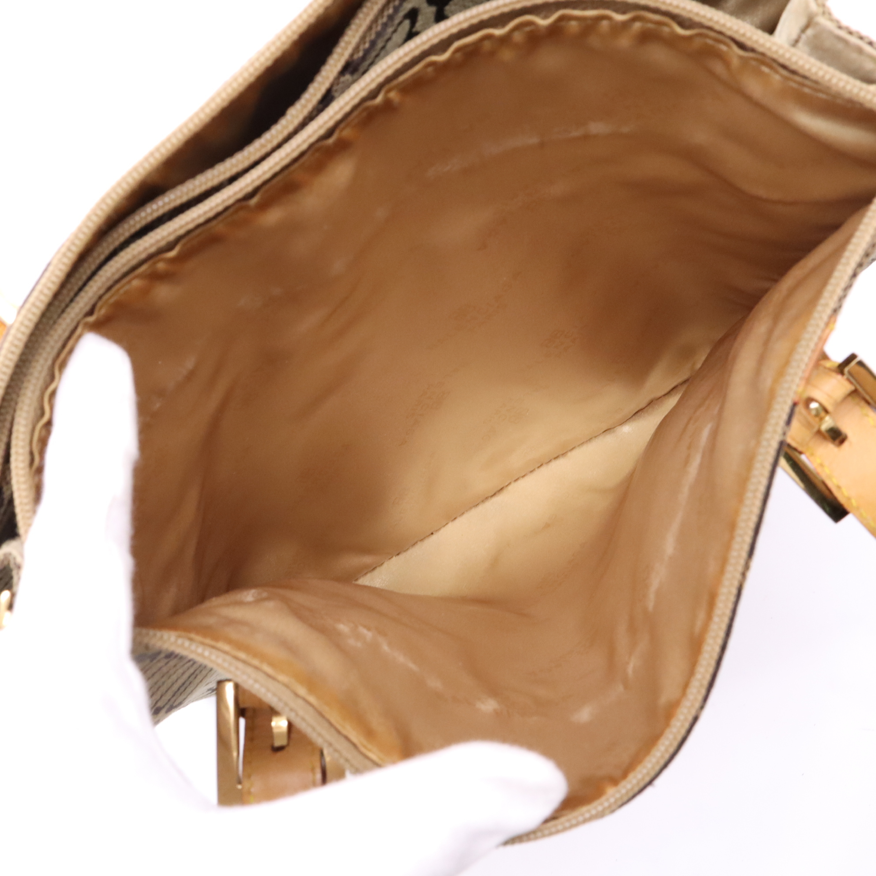 BB Monogram Tote Bag, Brown Tote Bag — view 9