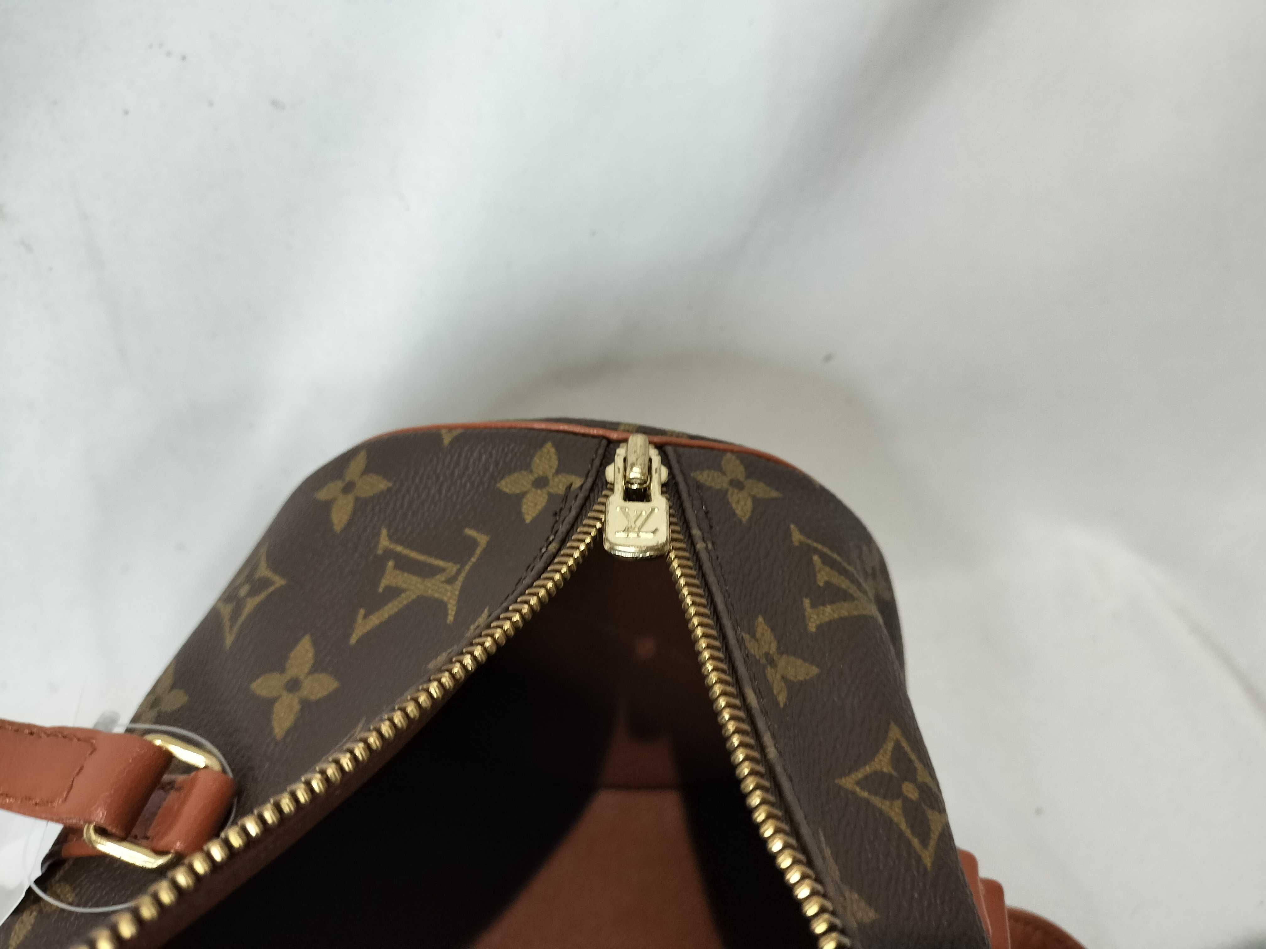 Monogram Old Papillon Handbag with Pouch — view 11