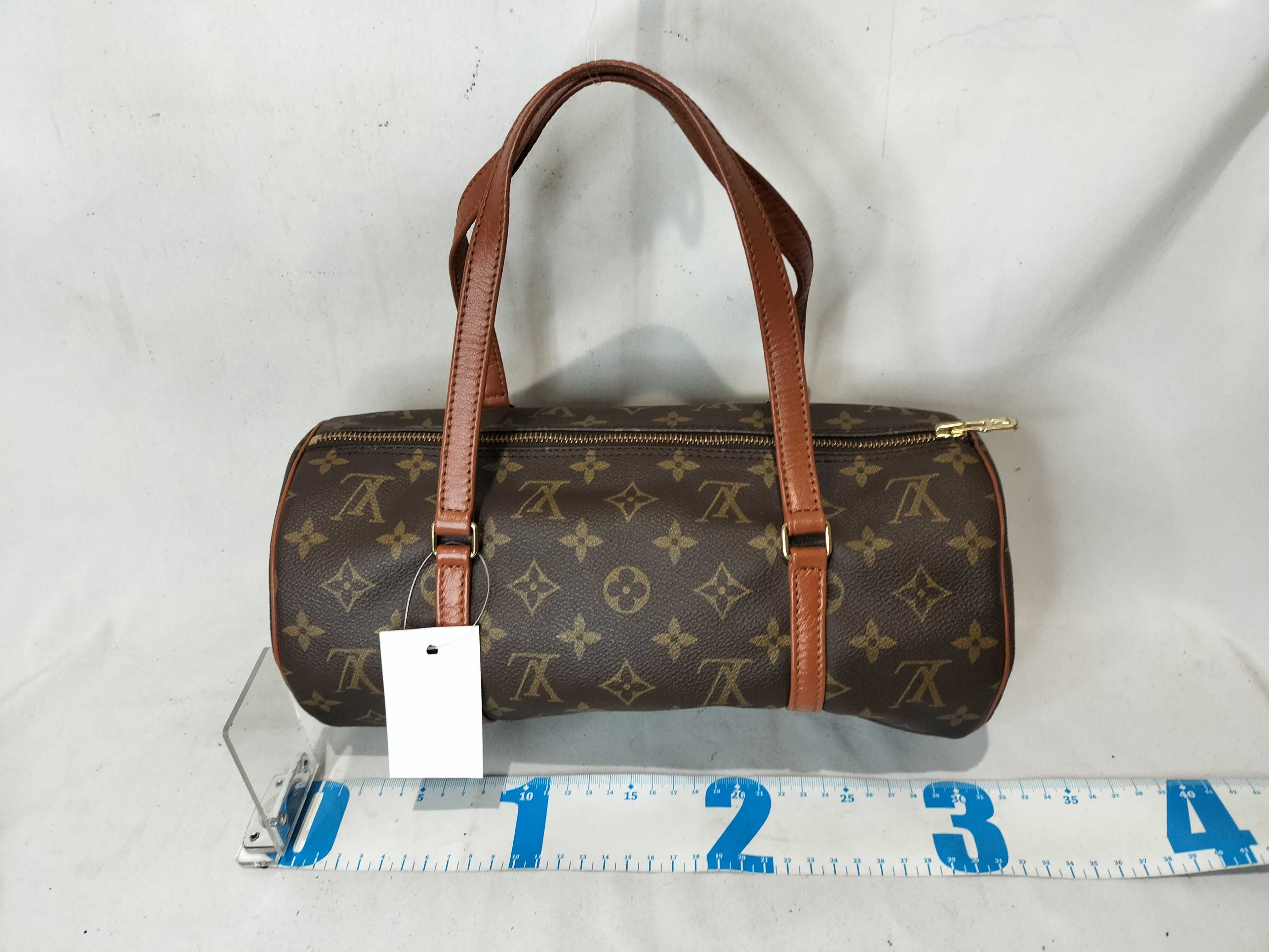 Monogram Old Papillon Handbag with Pouch — view 3