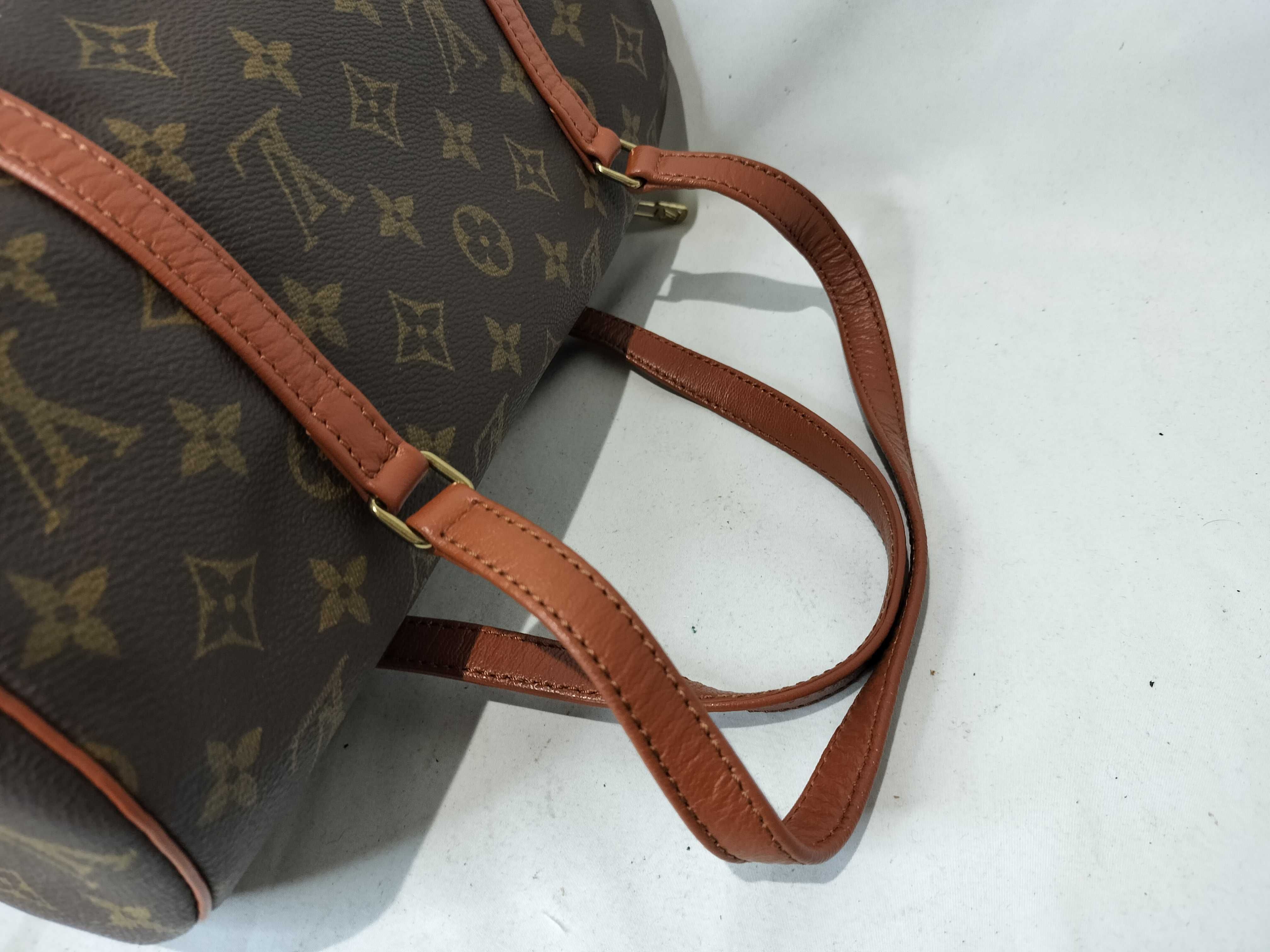 Monogram Old Papillon Handbag with Pouch — view 4