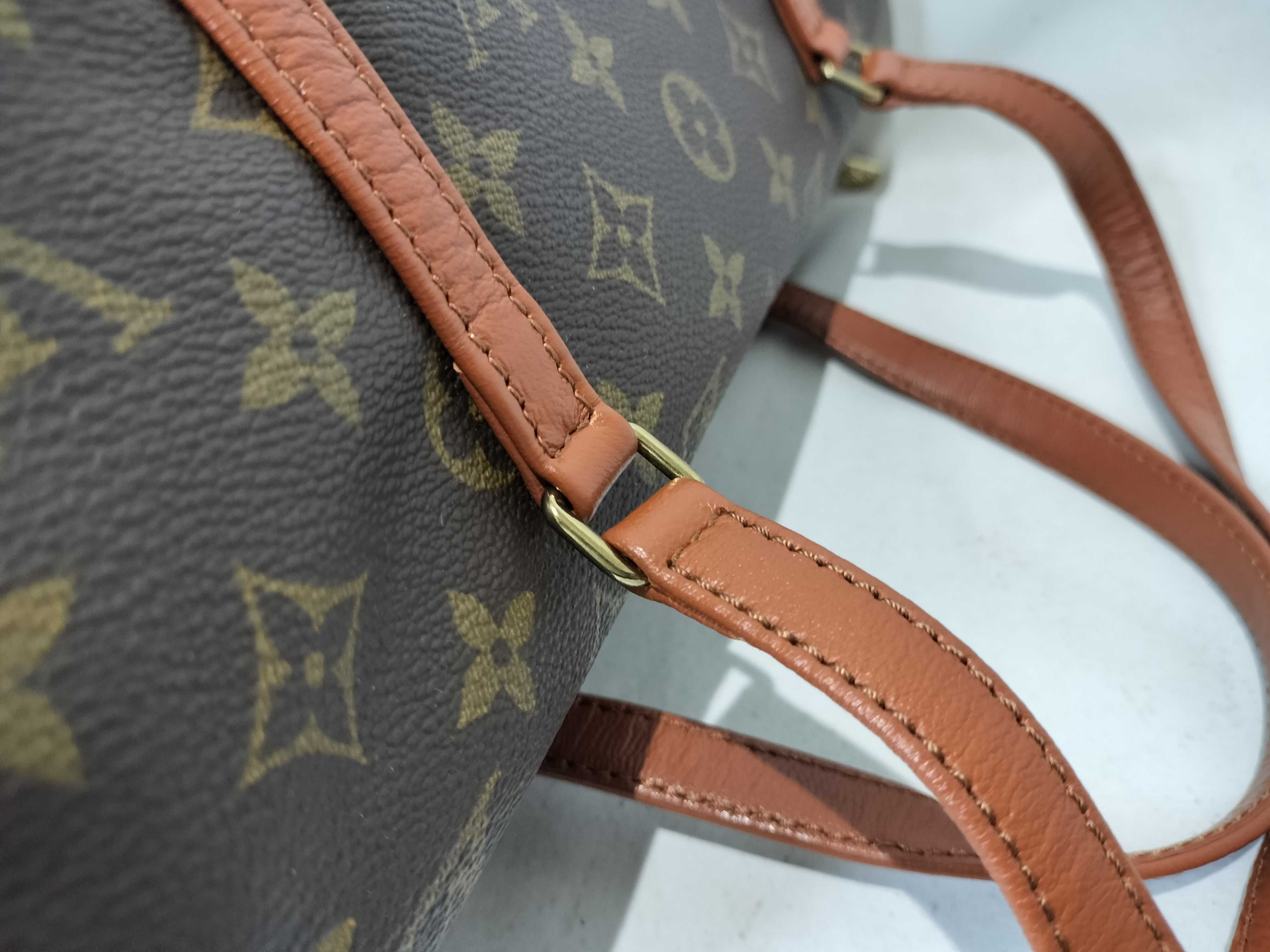 Monogram Old Papillon Handbag with Pouch — view 6