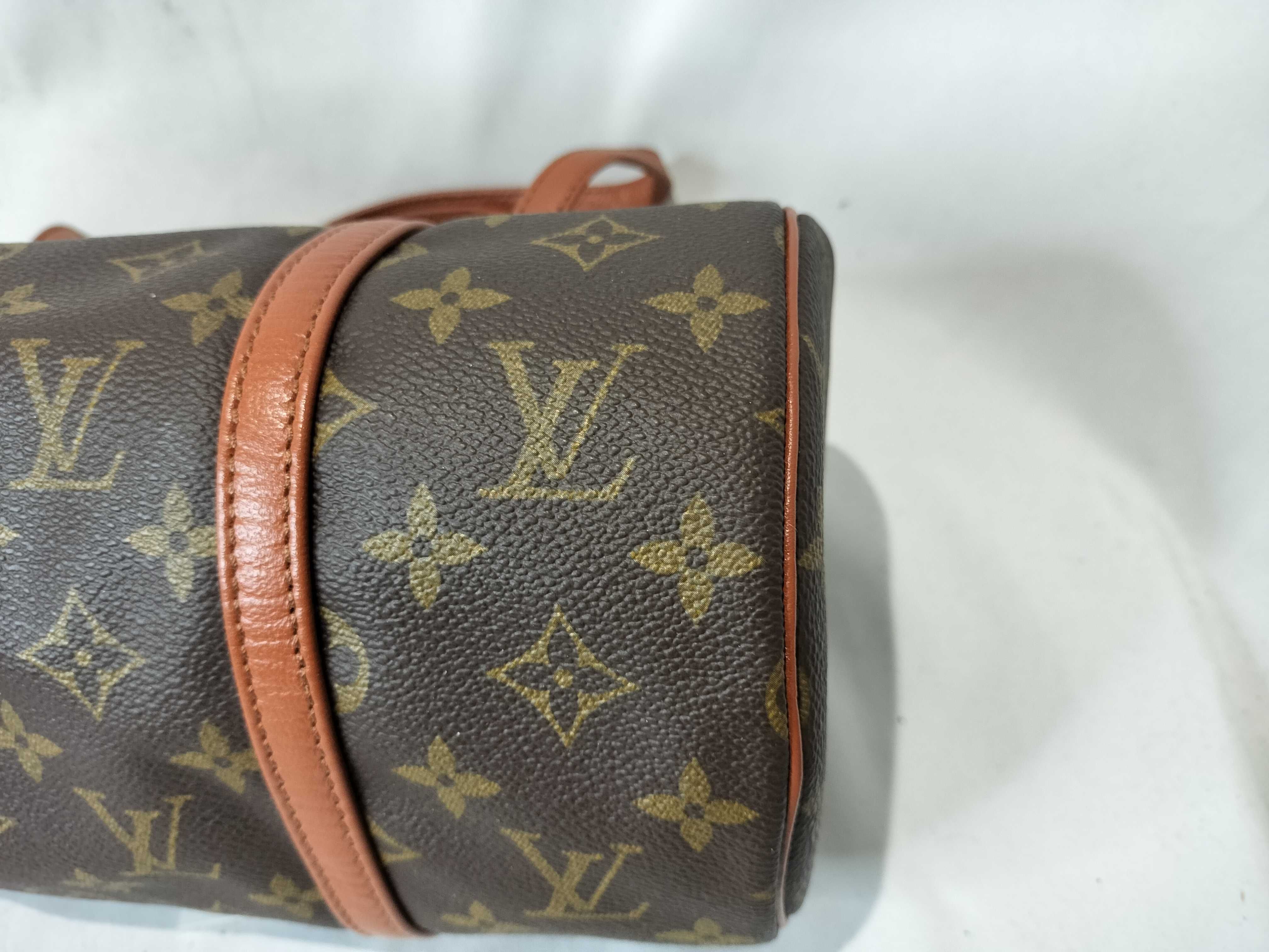 Monogram Old Papillon Handbag with Pouch — view 7