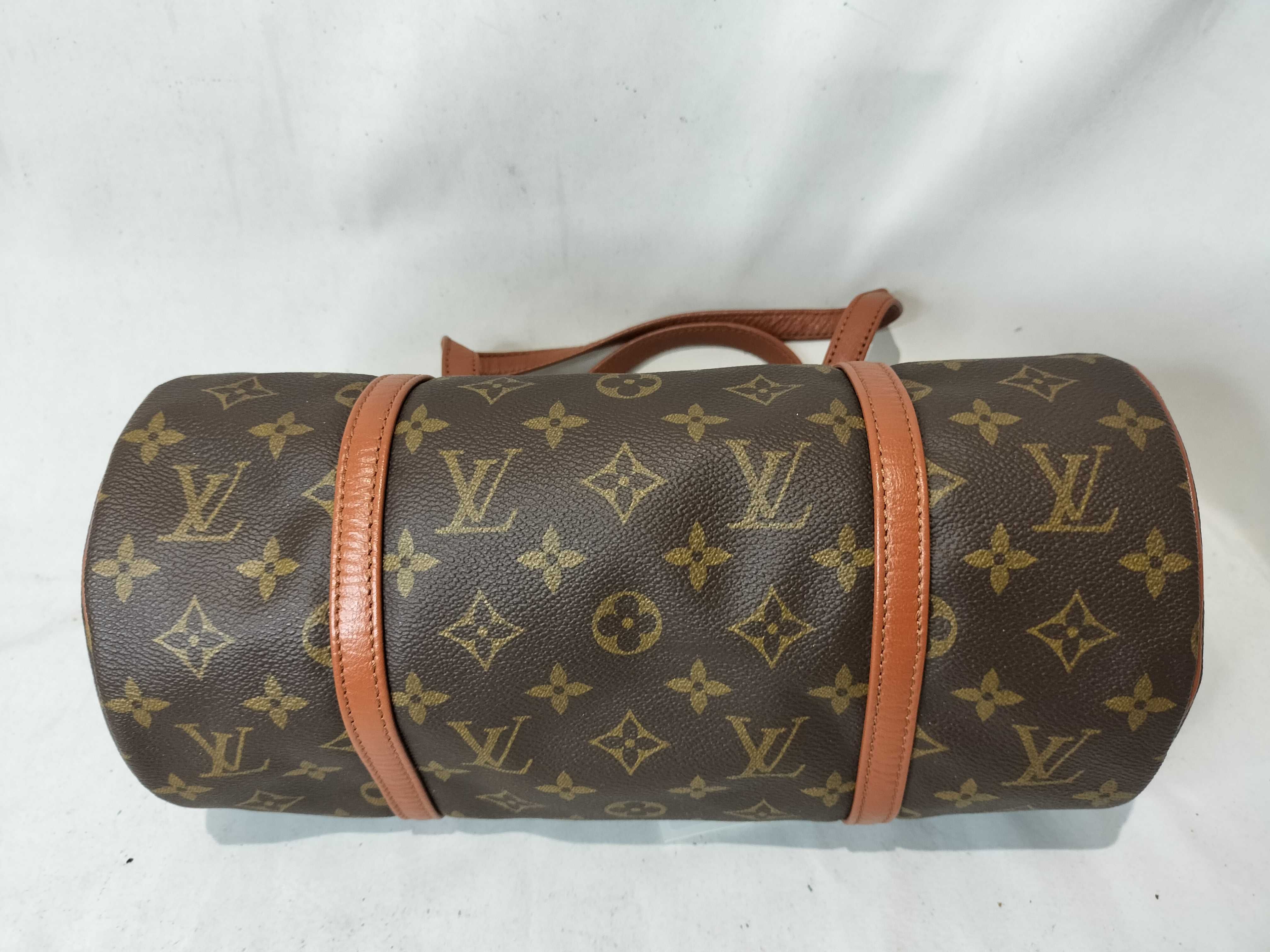 Monogram Old Papillon Handbag with Pouch — view 8