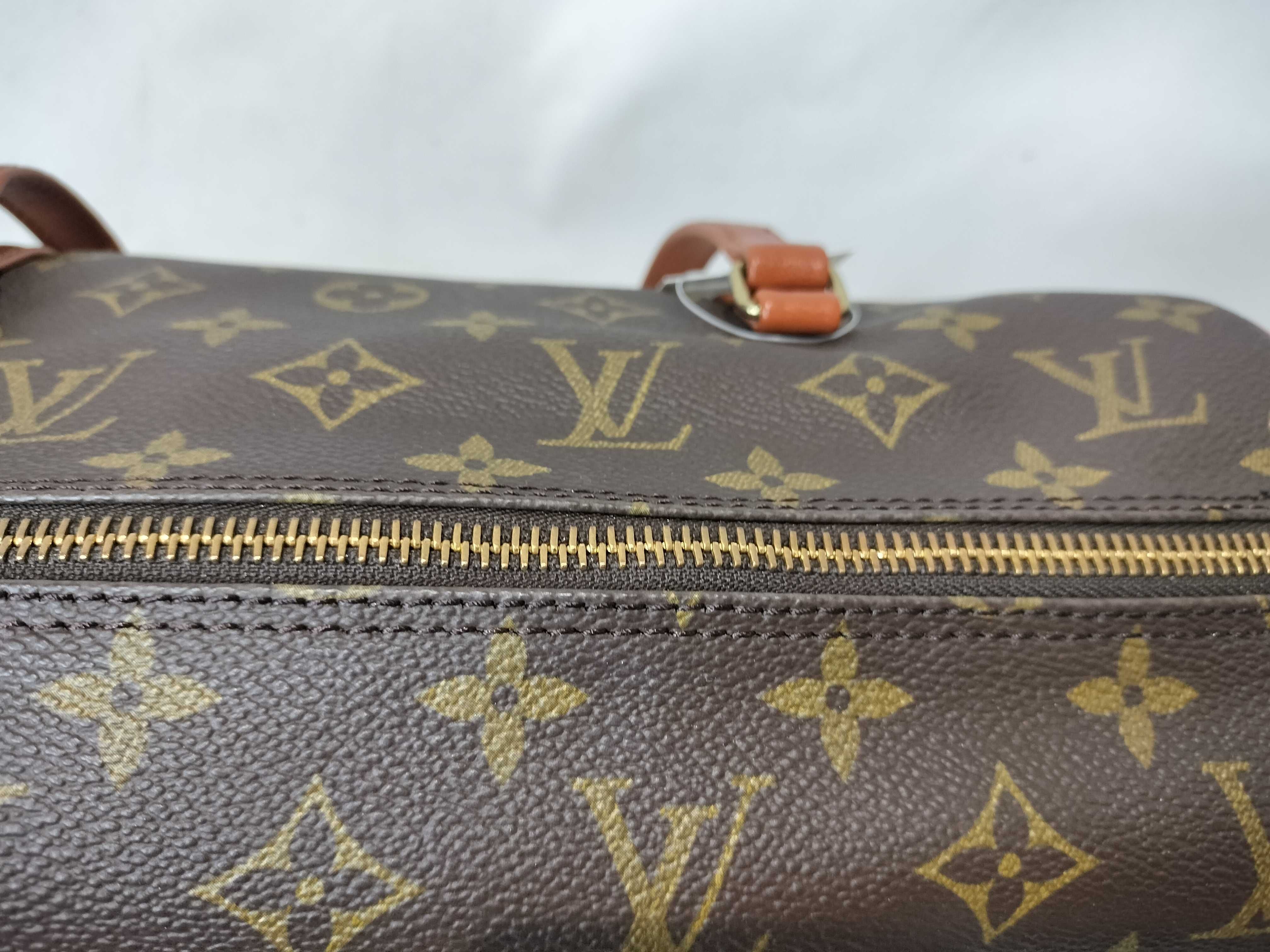 Monogram Old Papillon Handbag with Pouch — view 9