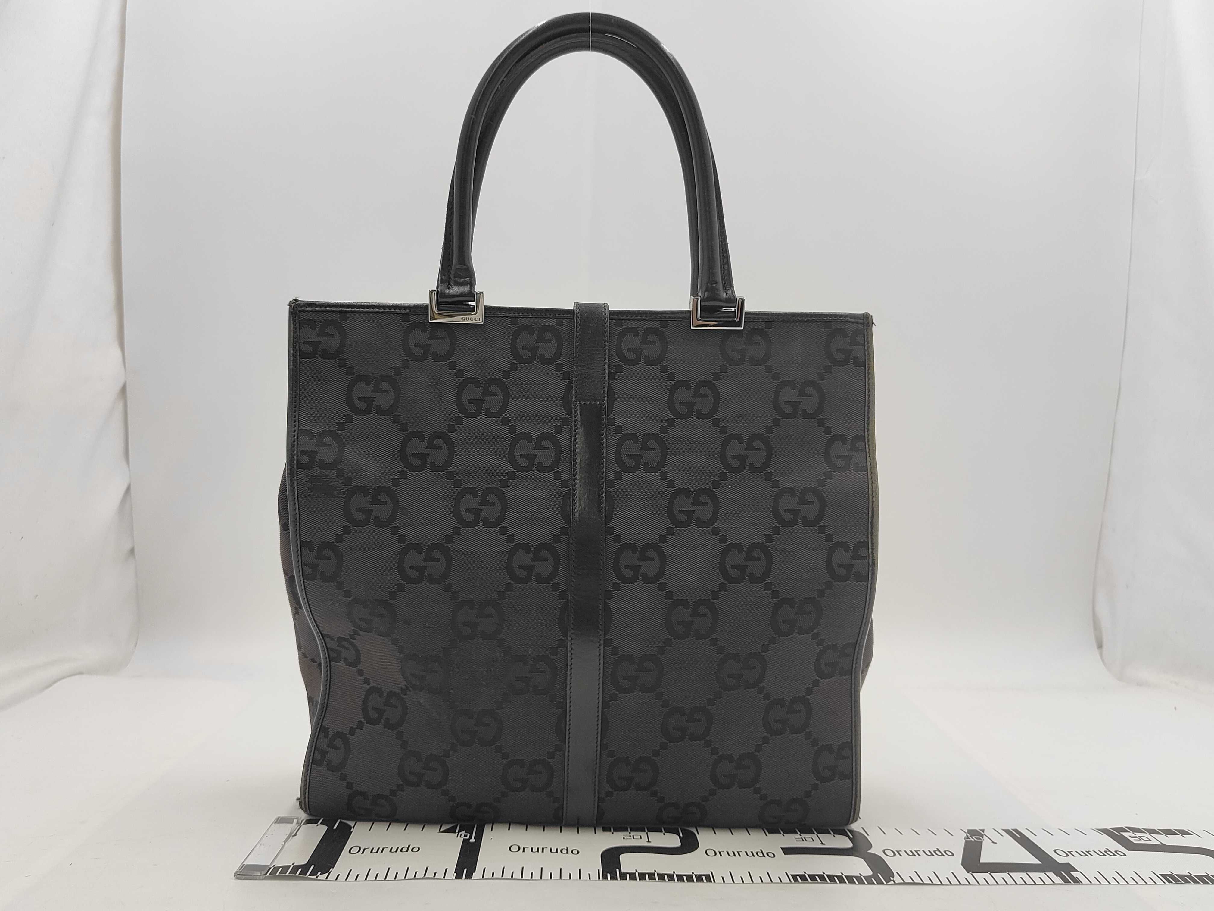 GG Canvas Jackie Black Handbag — view 2