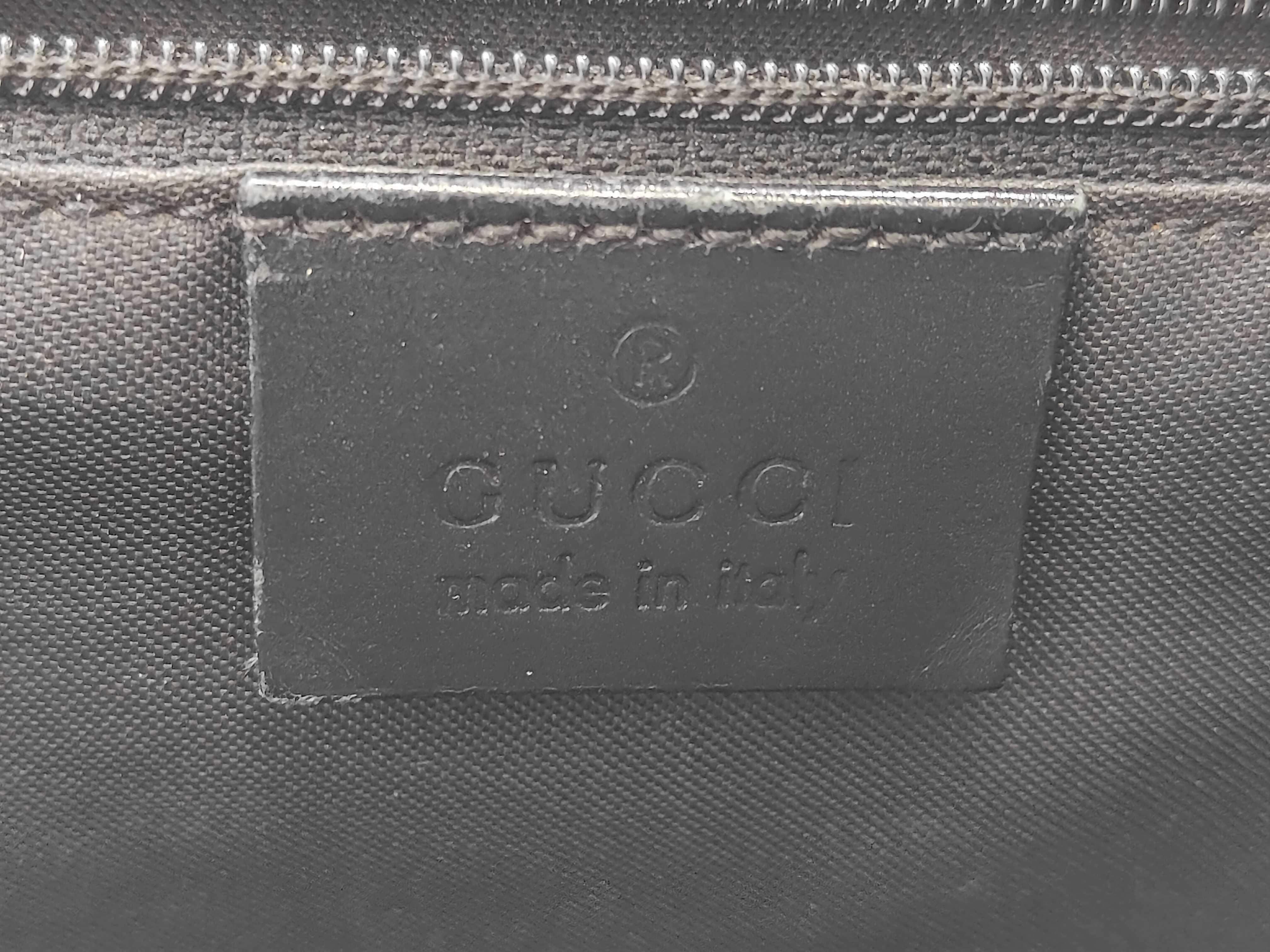 GG Canvas Jackie Black Handbag — view 11
