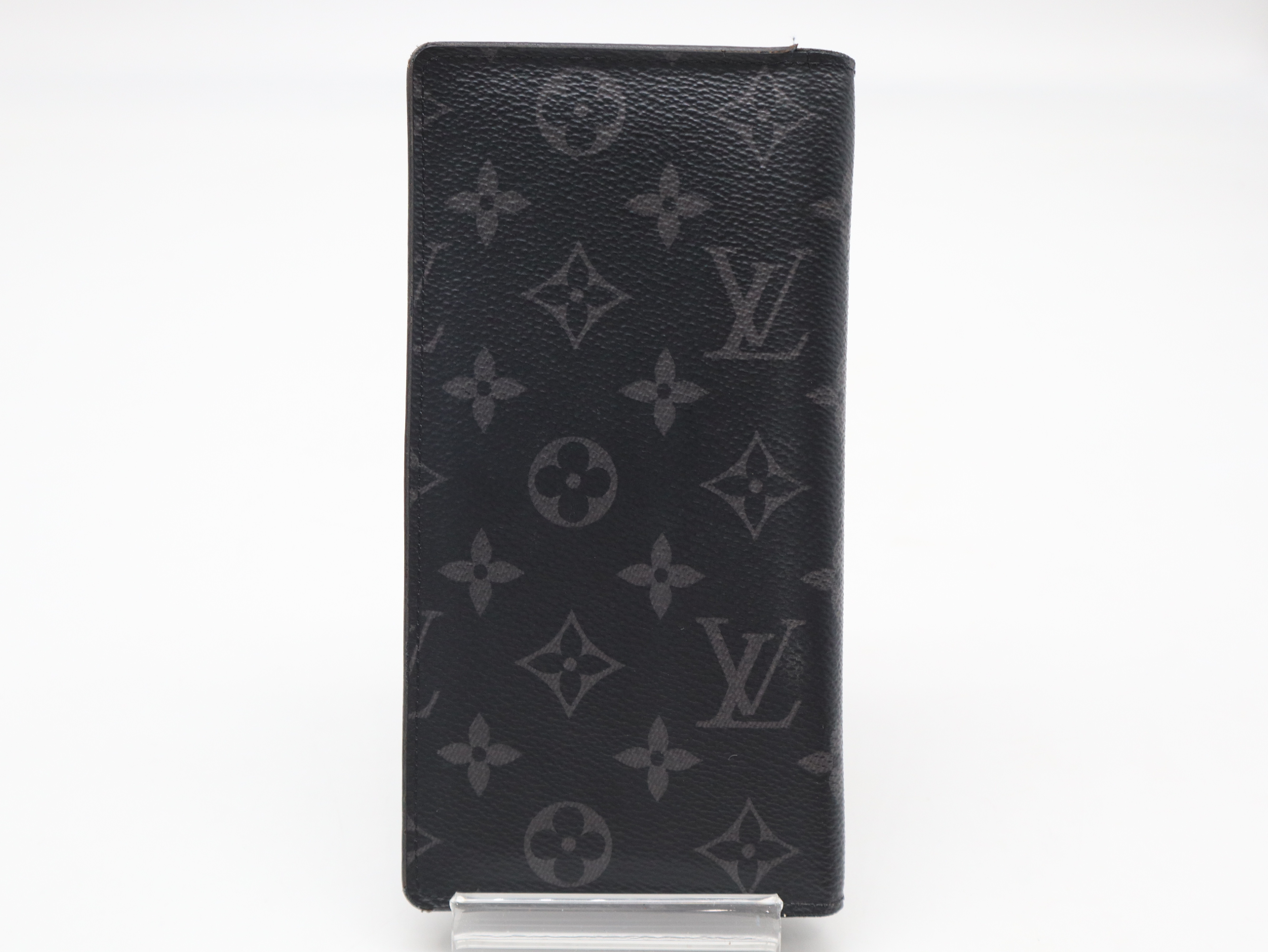 M61697 Monogram Eclipse Portefeuille Brazza Wallet with Box and Dust Bag — view 2