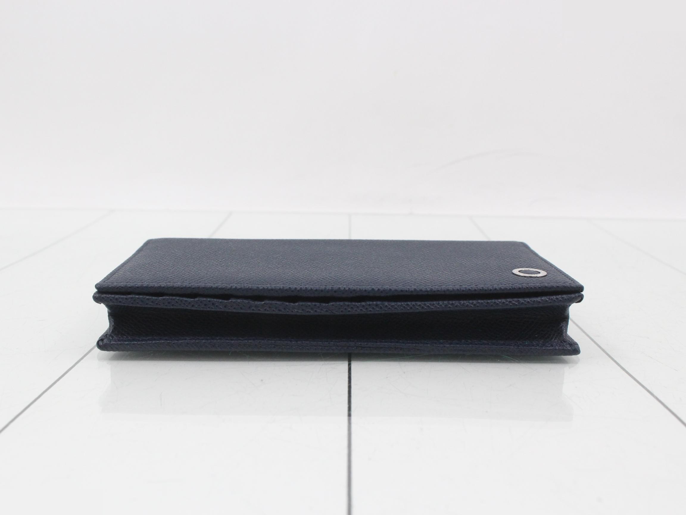 Long Wallet, Unused, Navy — view 3