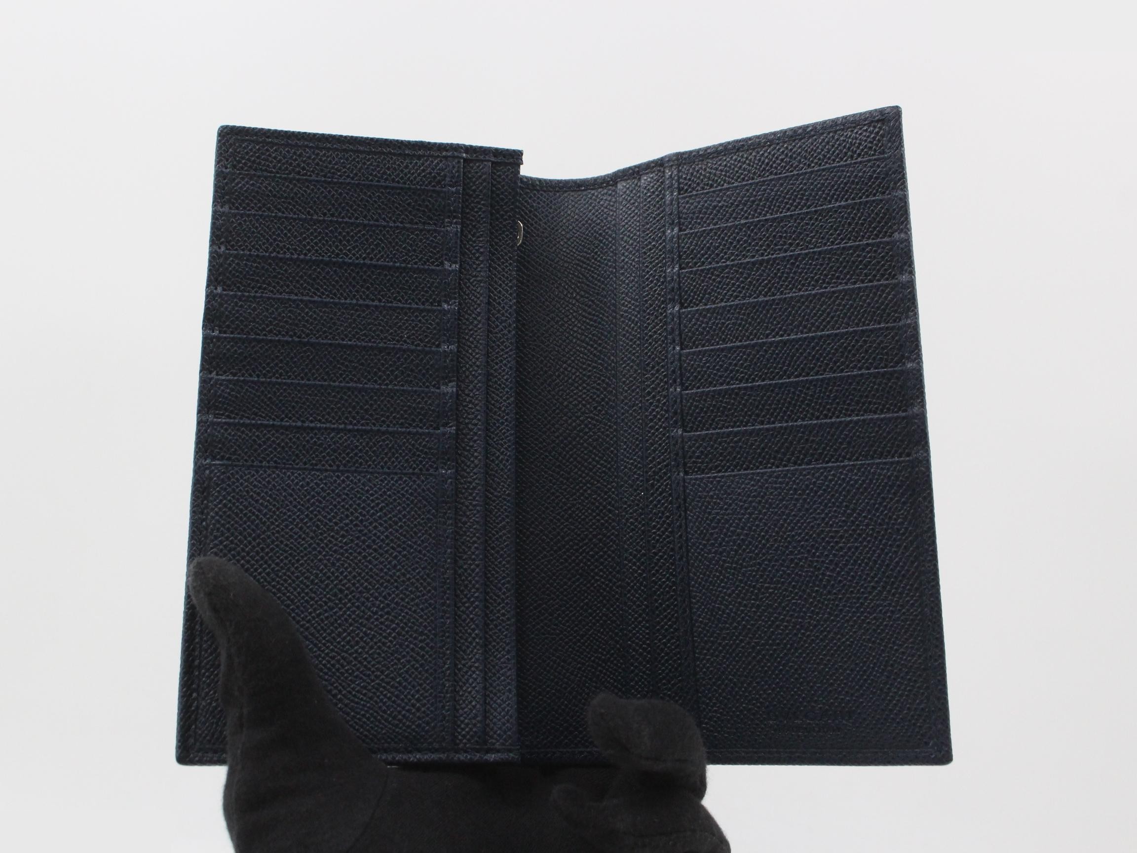 Long Wallet, Unused, Navy — view 4