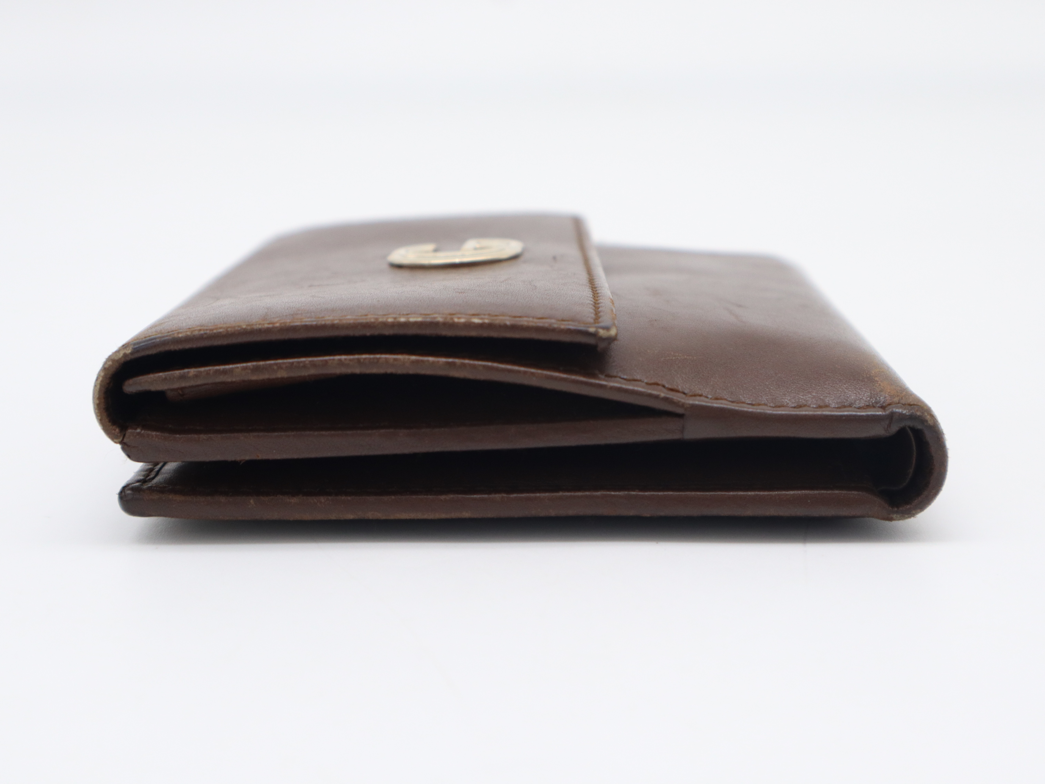 035.2149.2238 GG Marmont Bi-fold Wallet, Leather, Brown — view 5