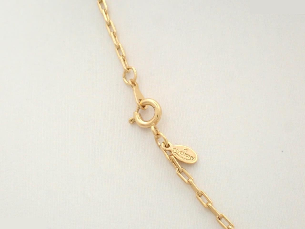 logo motif necklace chain approximately 38cm — view 2