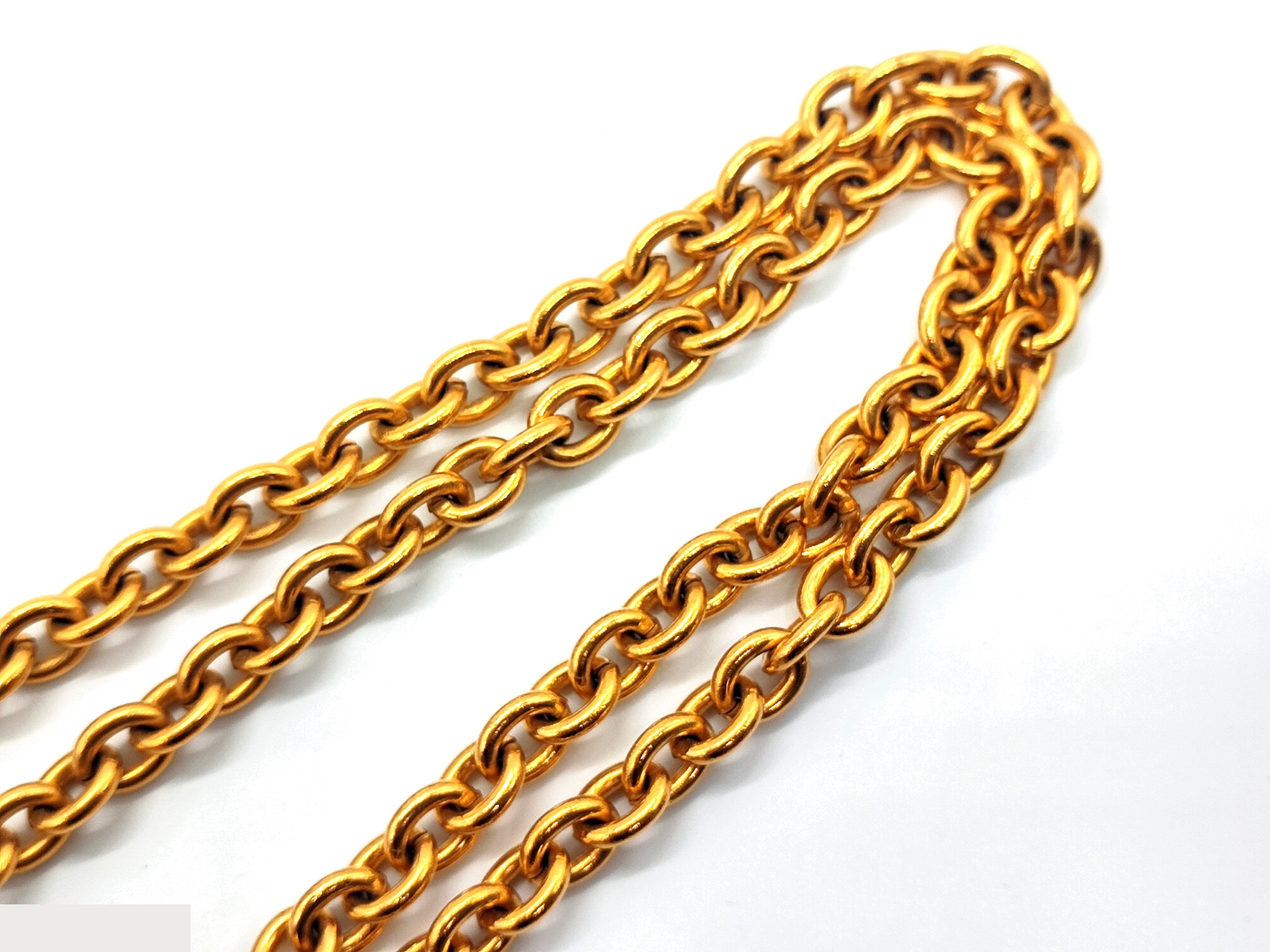 Big Coco Mark Necklace Chain (approx. 80cm) — view 11