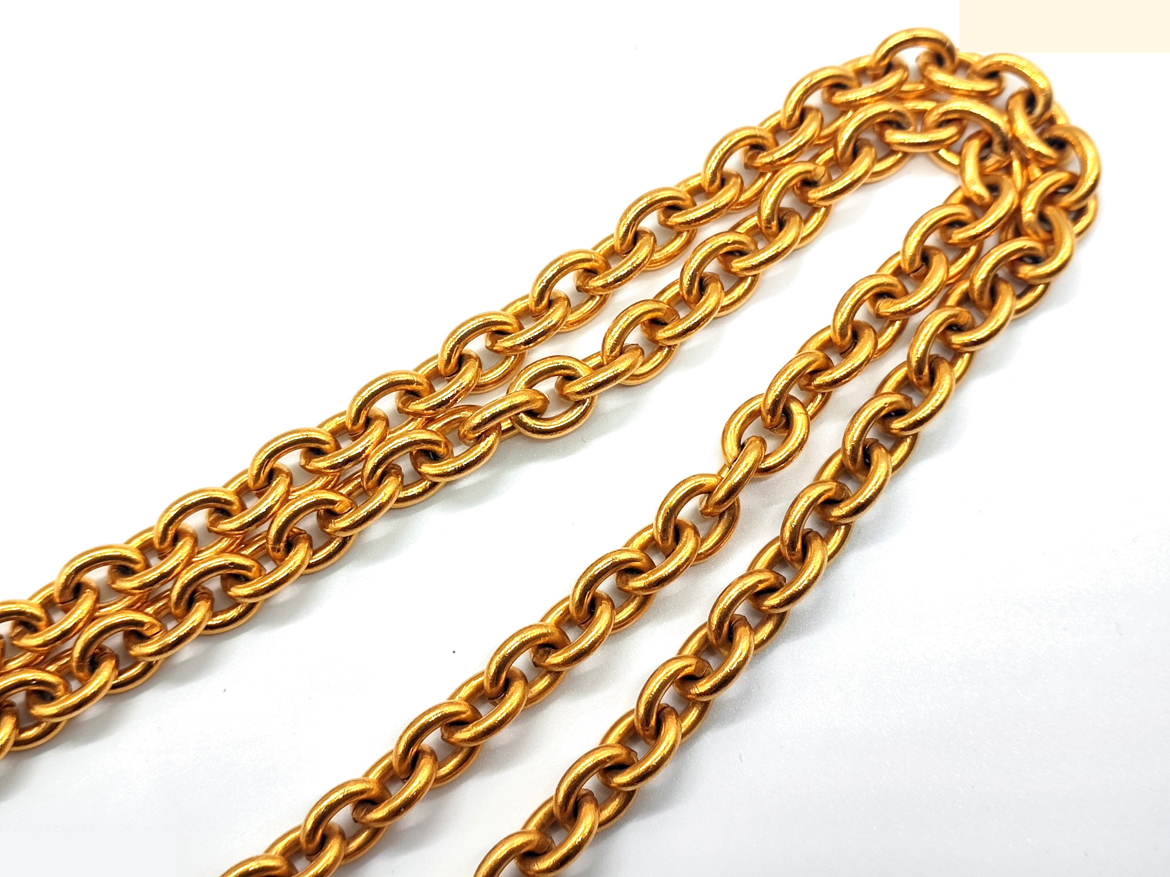 Big Coco Mark Necklace Chain (approx. 80cm) — view 6