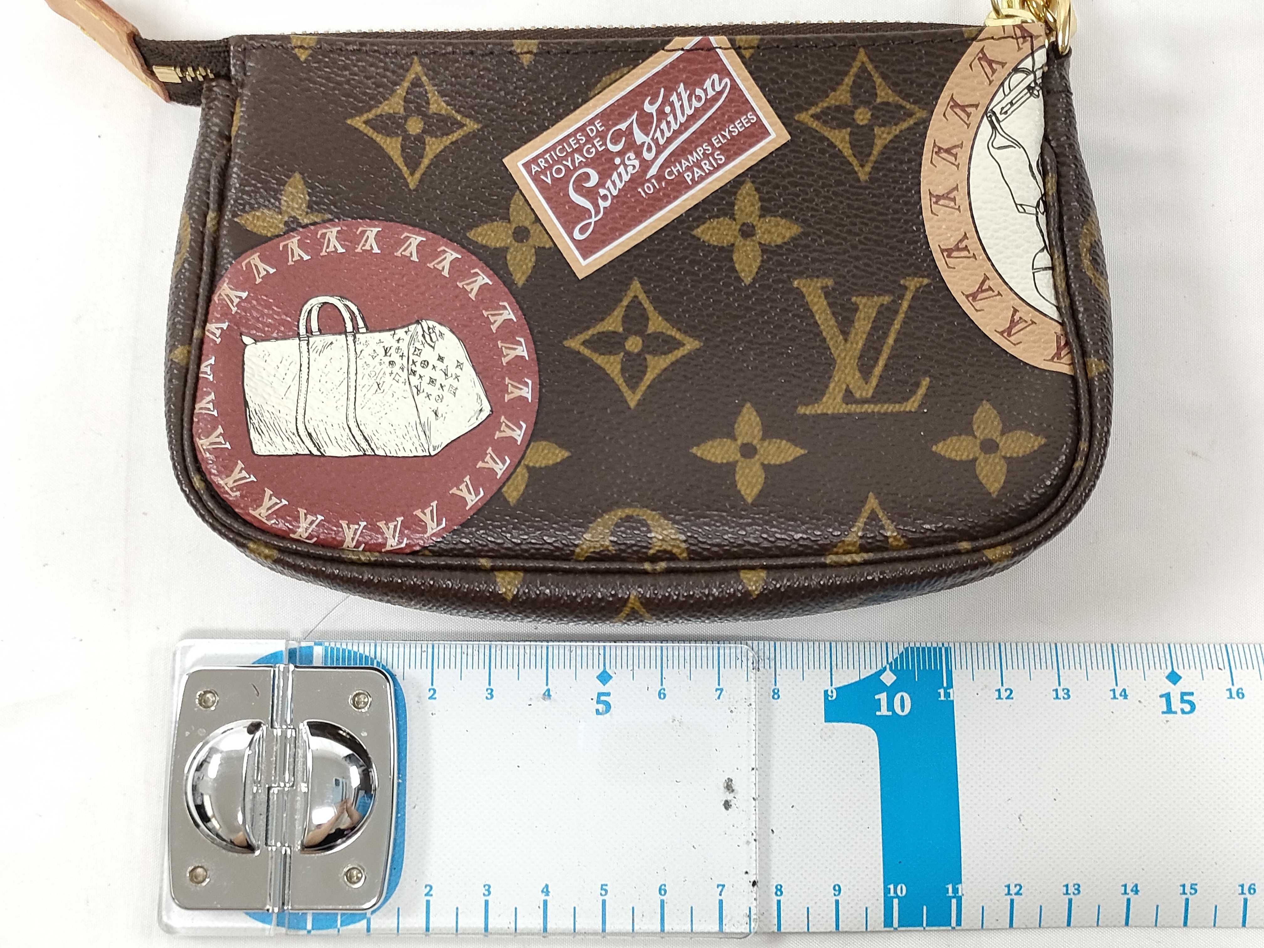 Monogram Vuitton Monogram Patch Mini Pochette Accessoires M95804 FL3088 Pouch — view 2