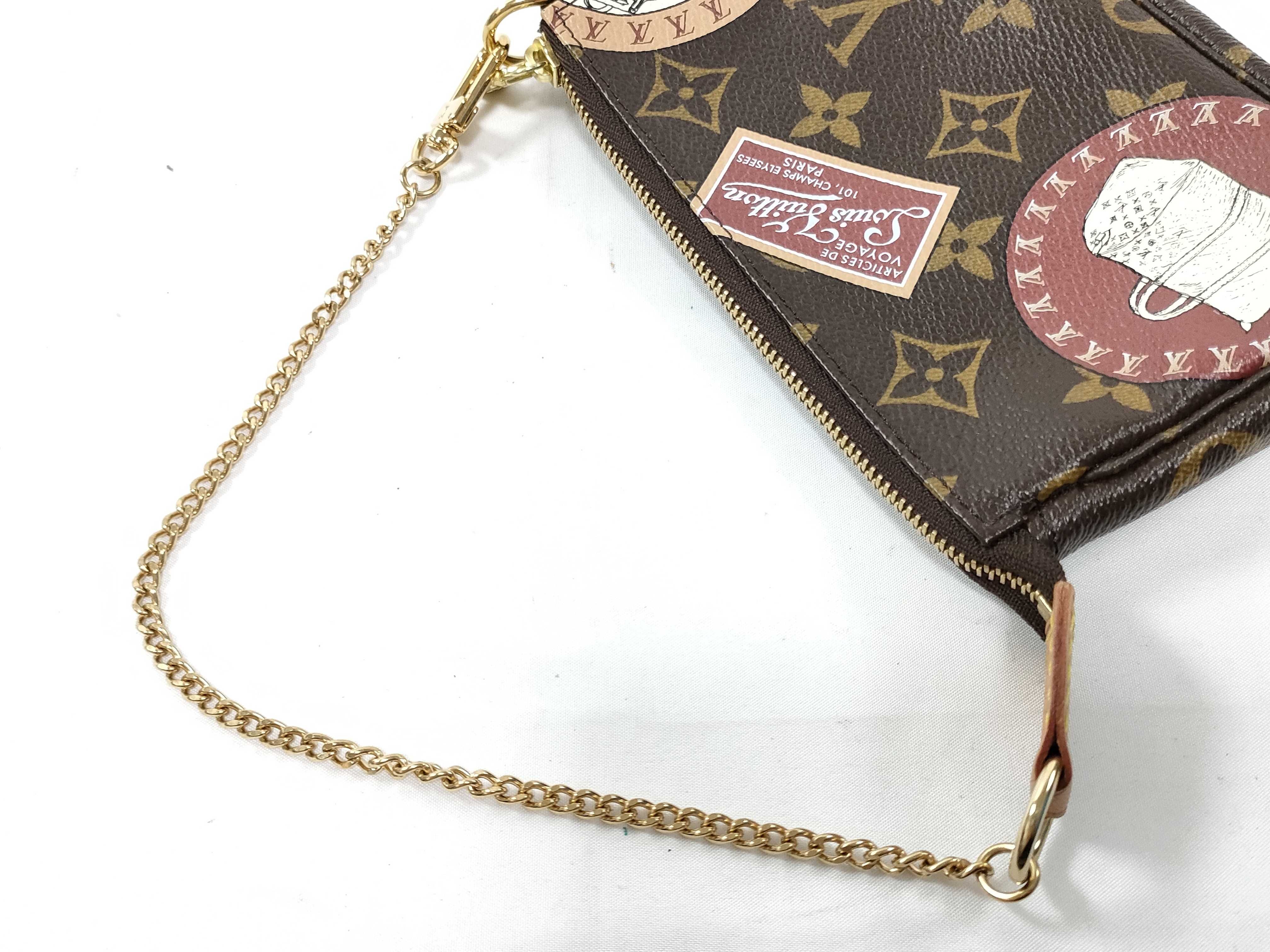 Monogram Vuitton Monogram Patch Mini Pochette Accessoires M95804 FL3088 Pouch — view 5
