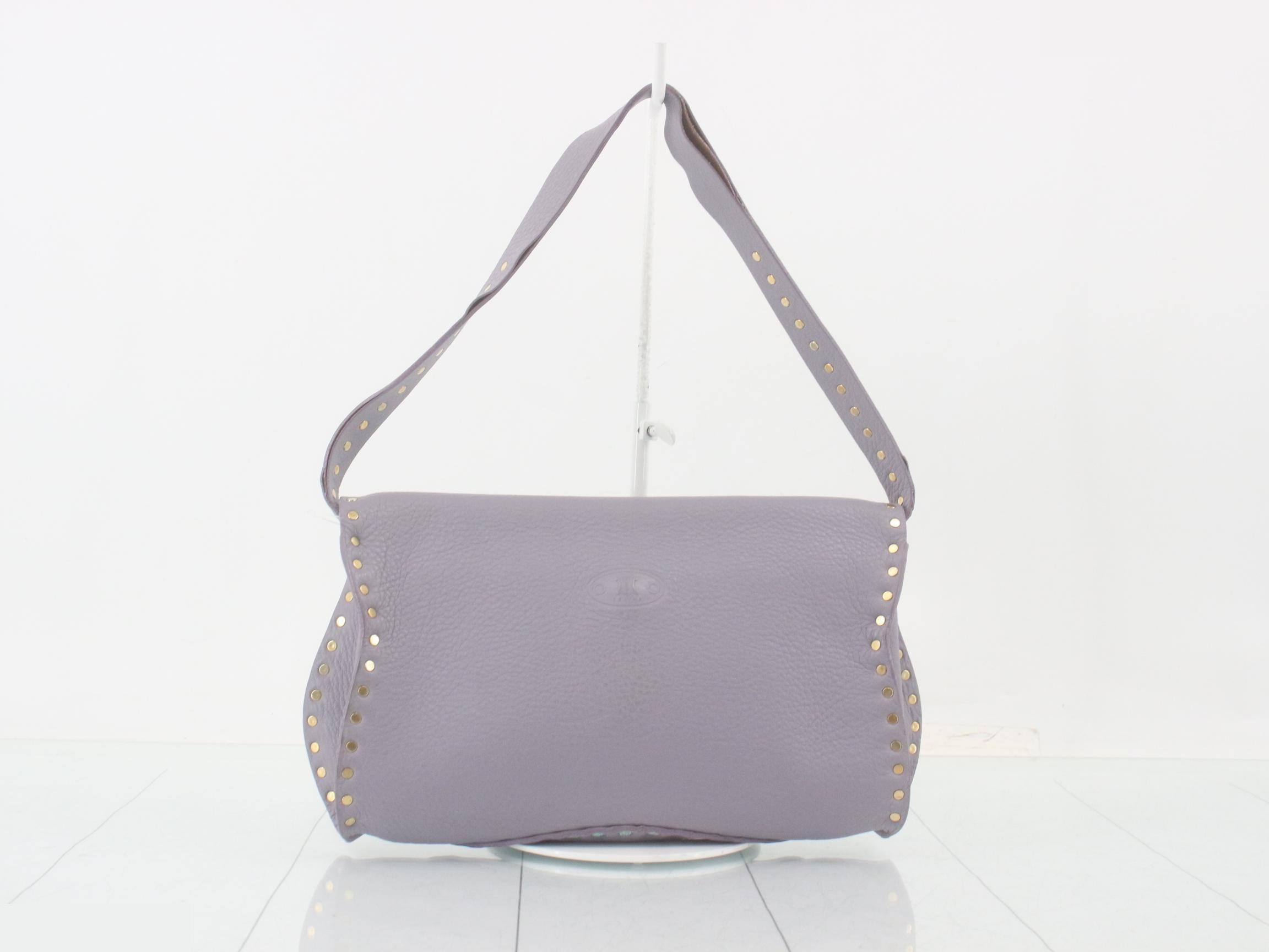 Other lines: Bags, One-shoulder bags, Furbo, Leather, Purple — view 2