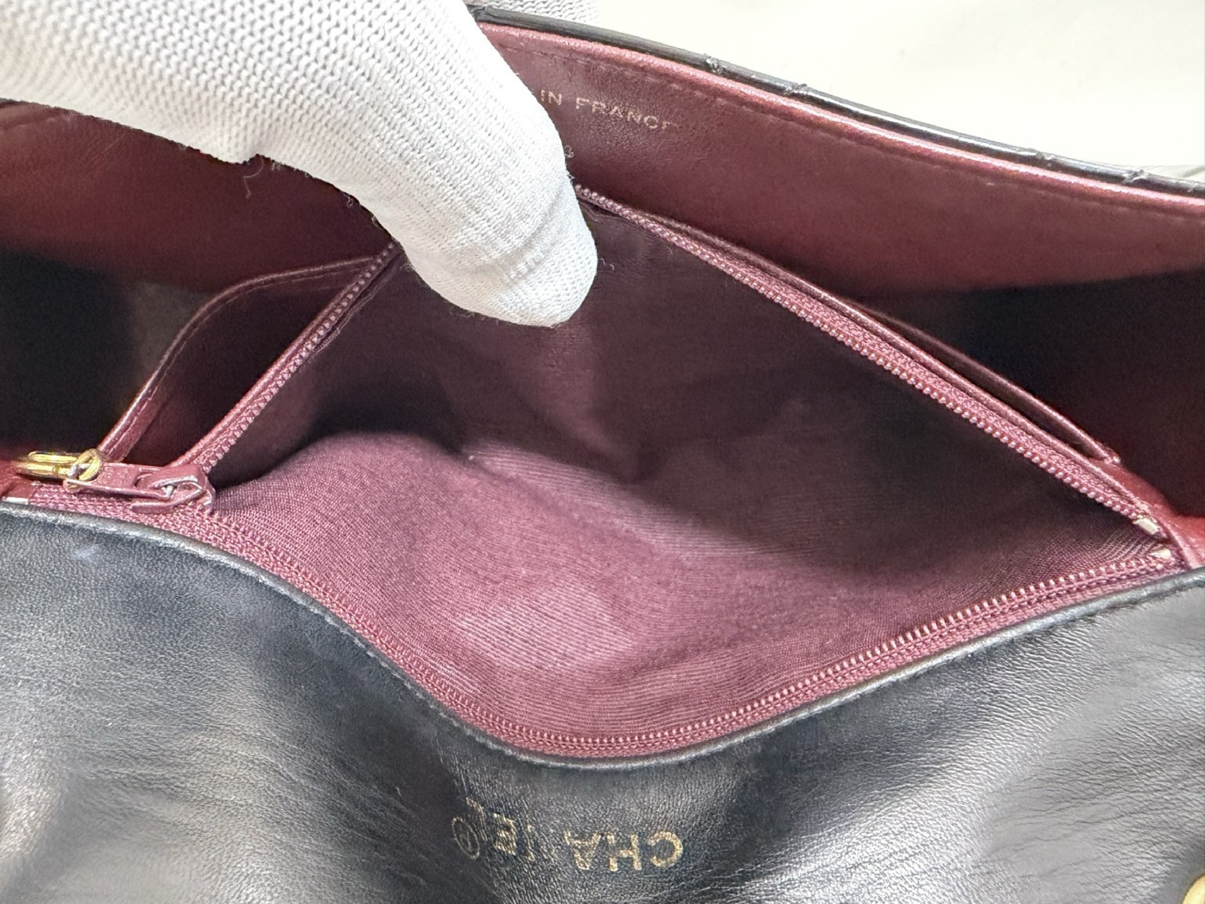 Diana Flap Patent Chain Shoulder Bag — view 12