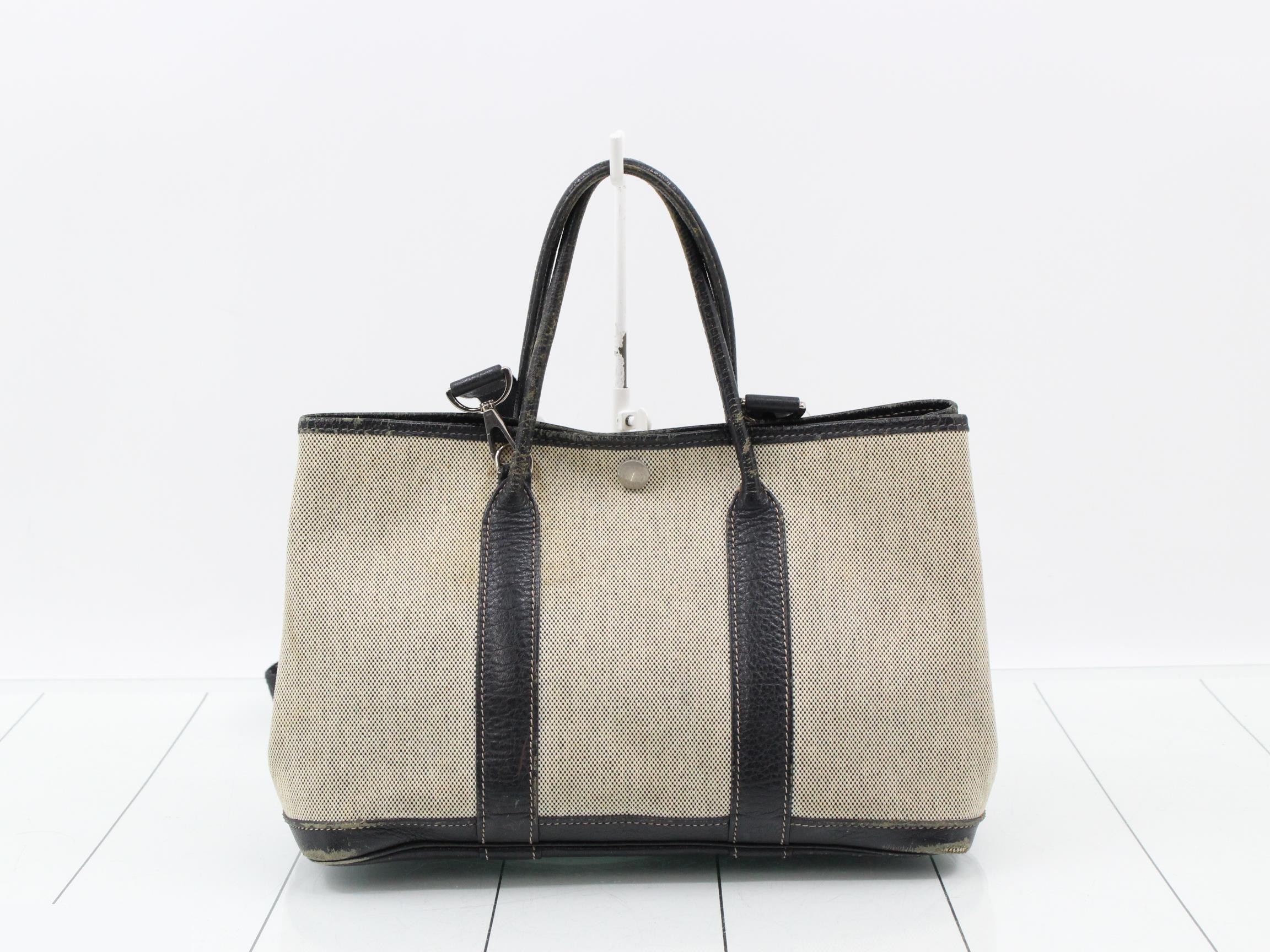 Garden Party TPM H Stamped Tote Bag — view 2