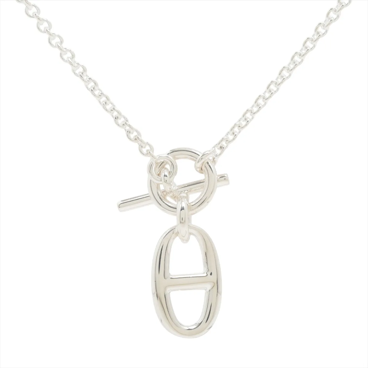 Chaine d'Ancre Amulette 2025 Necklace, 925 Sterling Silver, 10.1g, 25AB393314. Shows signs of wear,