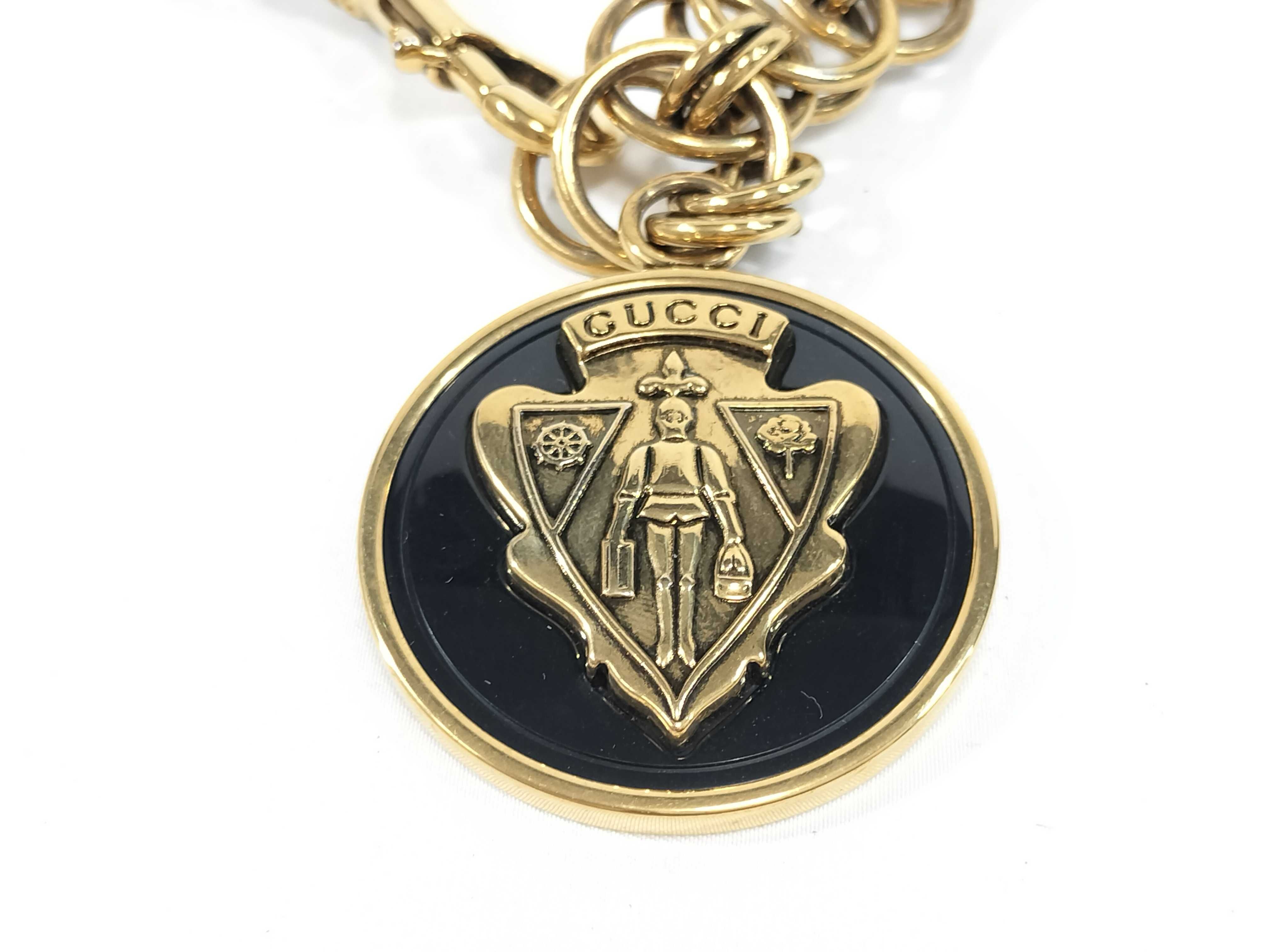 1990s Logo Charm Chain Belt — view 2