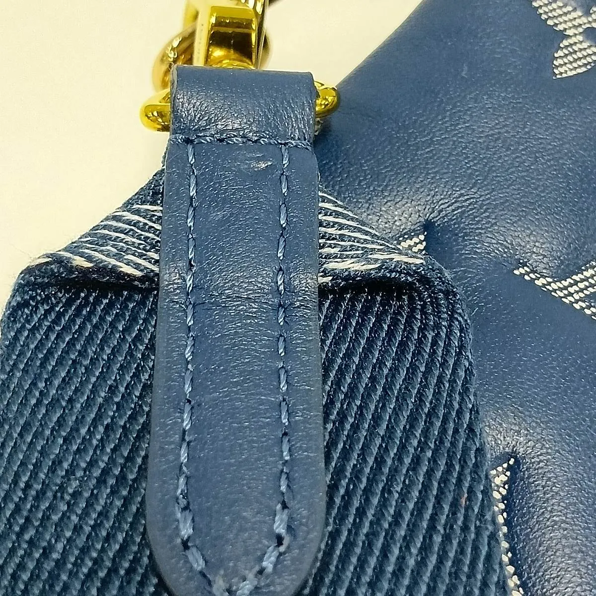 Monogram Coussin PM M59392 Blue (RFID detected) — view 11