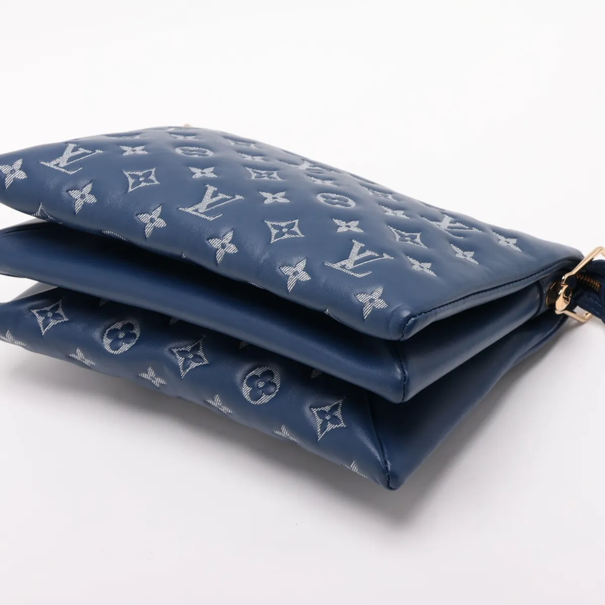 Monogram Coussin PM M59392 Blue (RFID detected) — view 3