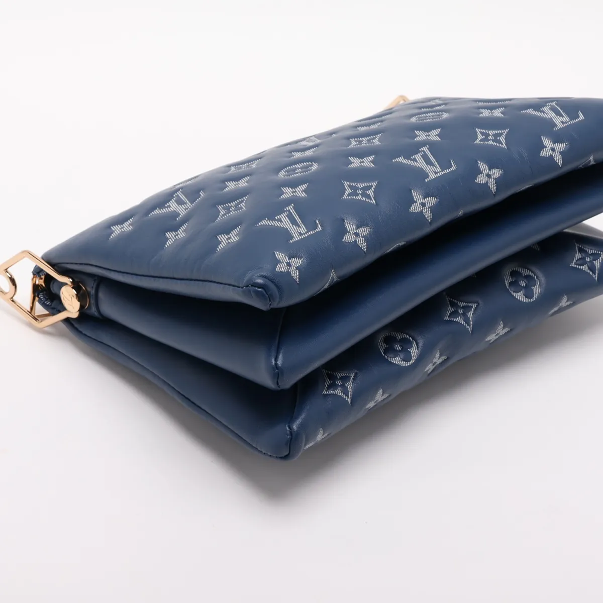 Monogram Coussin PM M59392 Blue (RFID detected) — view 4