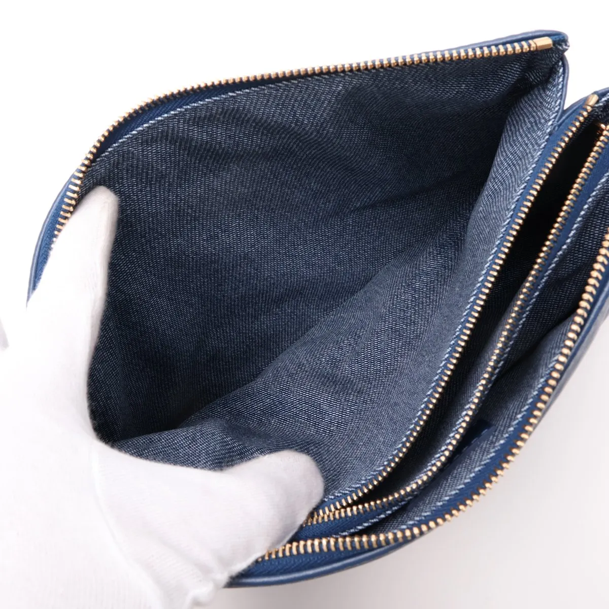 Monogram Coussin PM M59392 Blue (RFID detected) — view 8