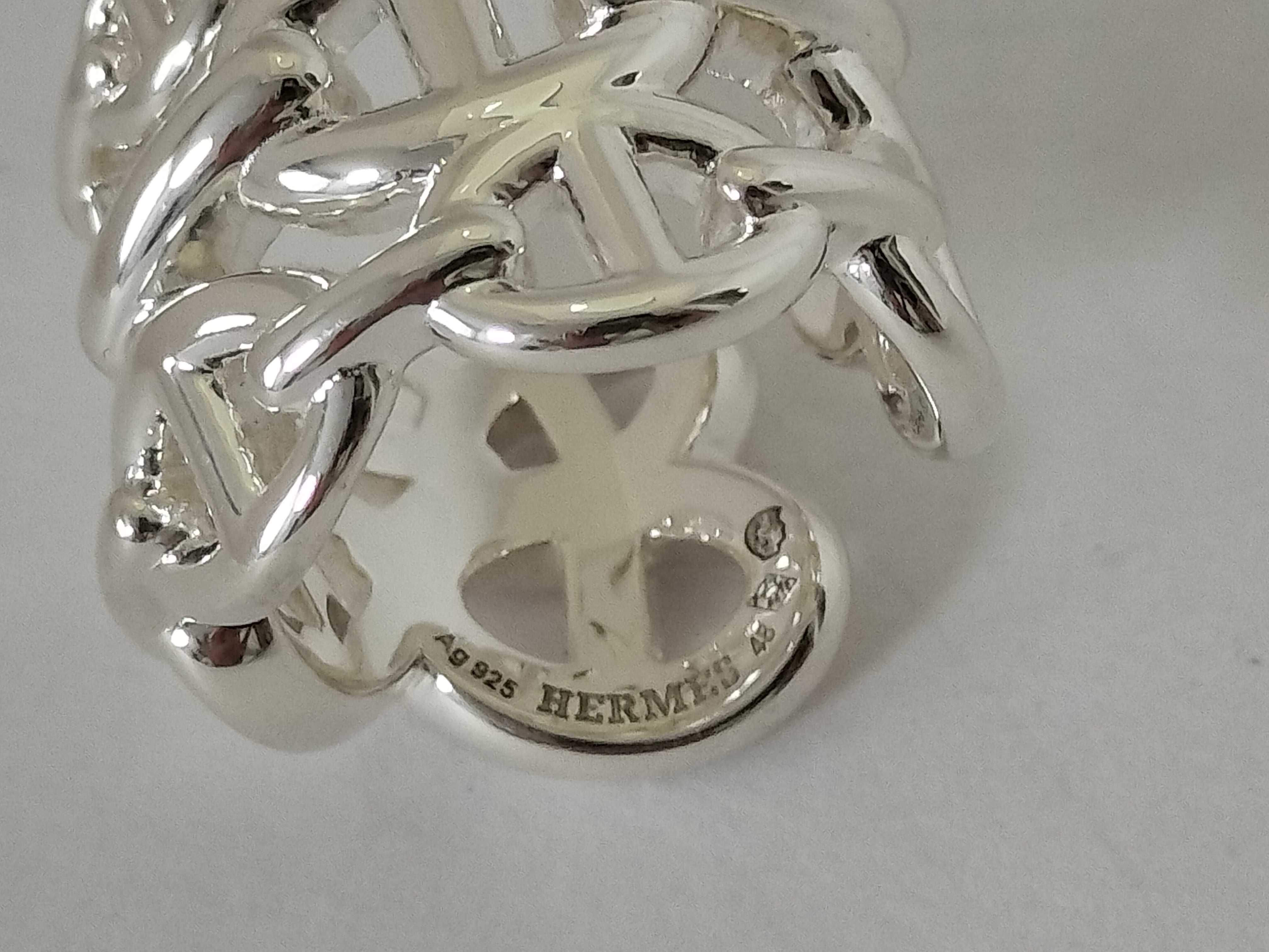 Chaine d'Ancre motif wide ring, Ag925 ring — view 6