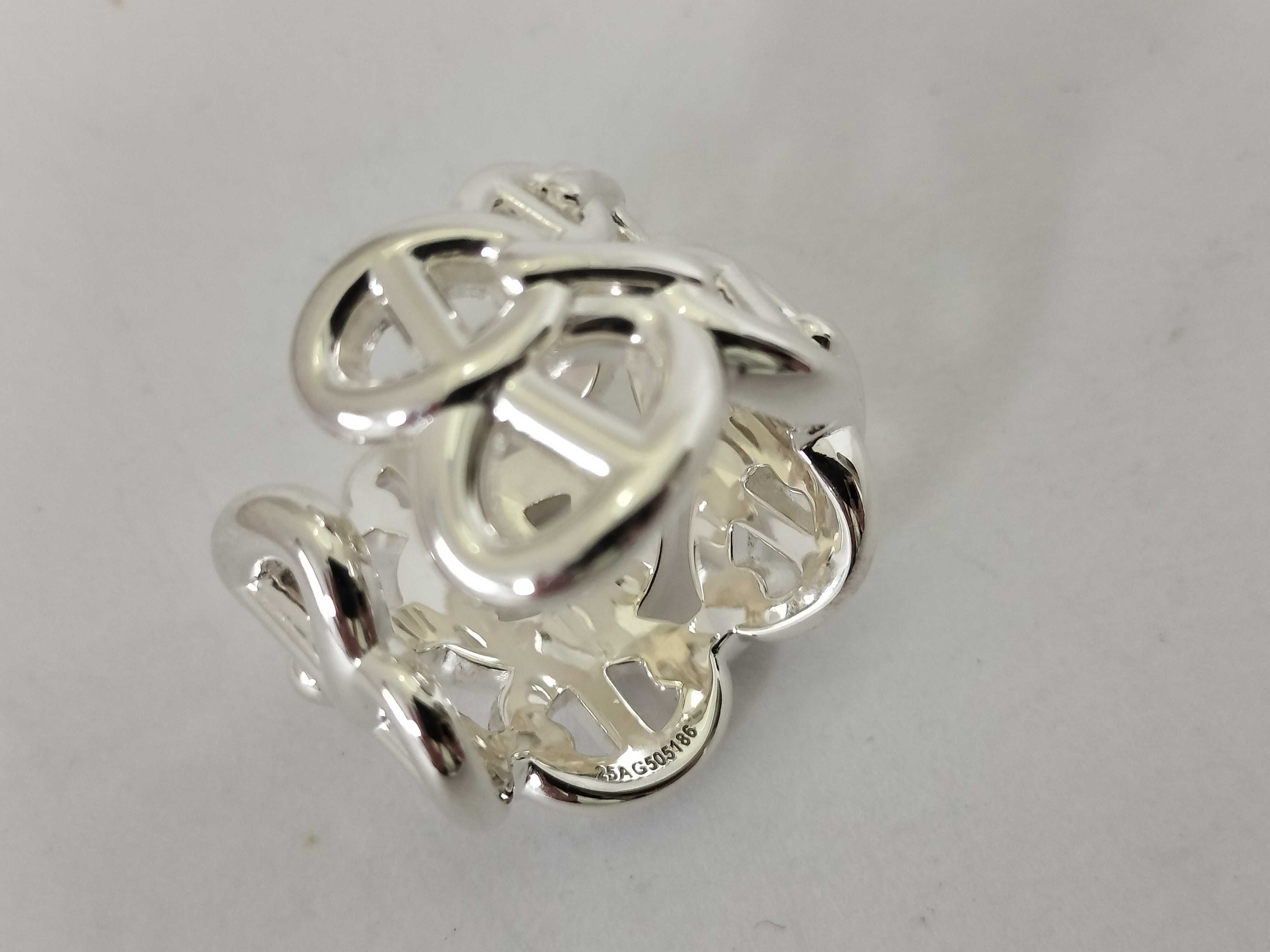 Chaine d'Ancre motif wide ring, Ag925 ring — view 8