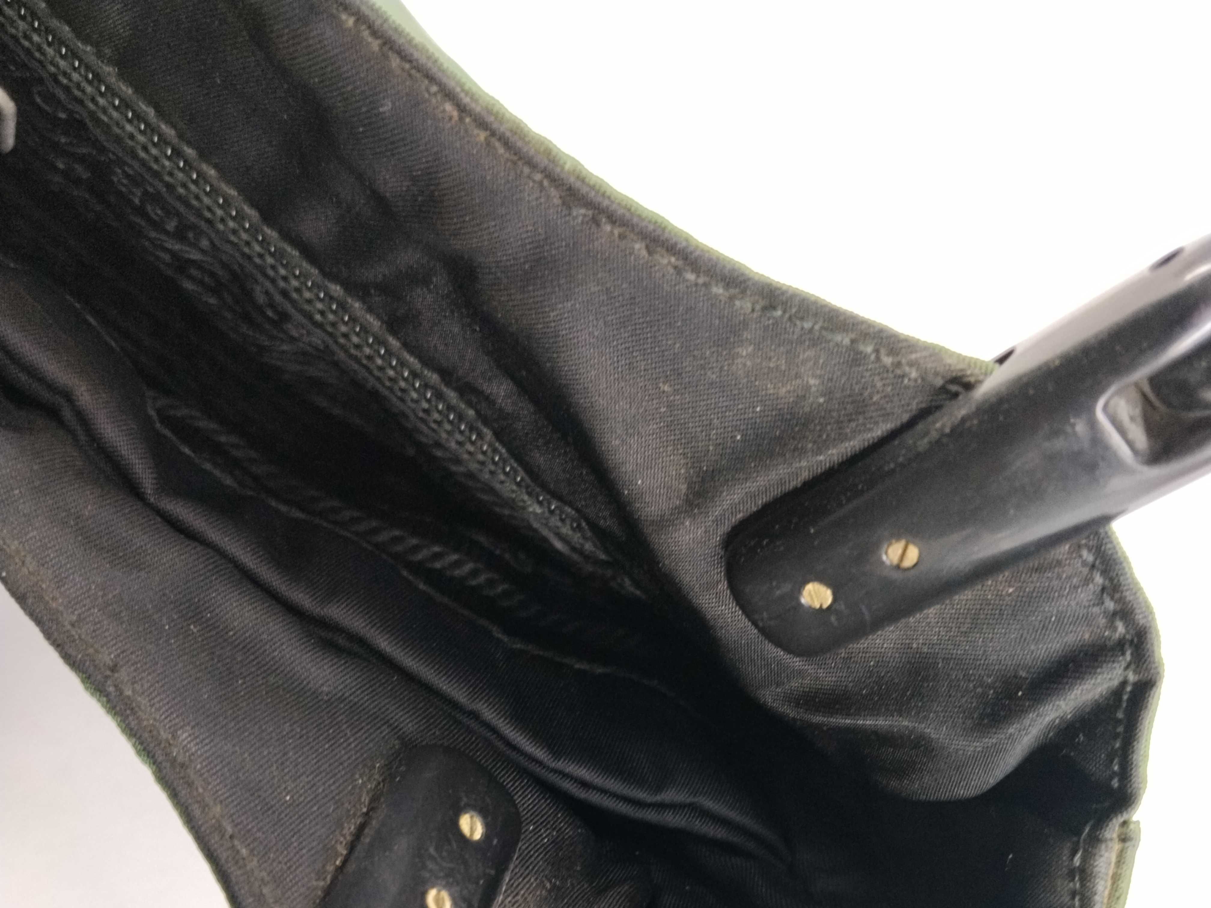 Nylon Prada Handbag Nylon Green Handbag — view 14