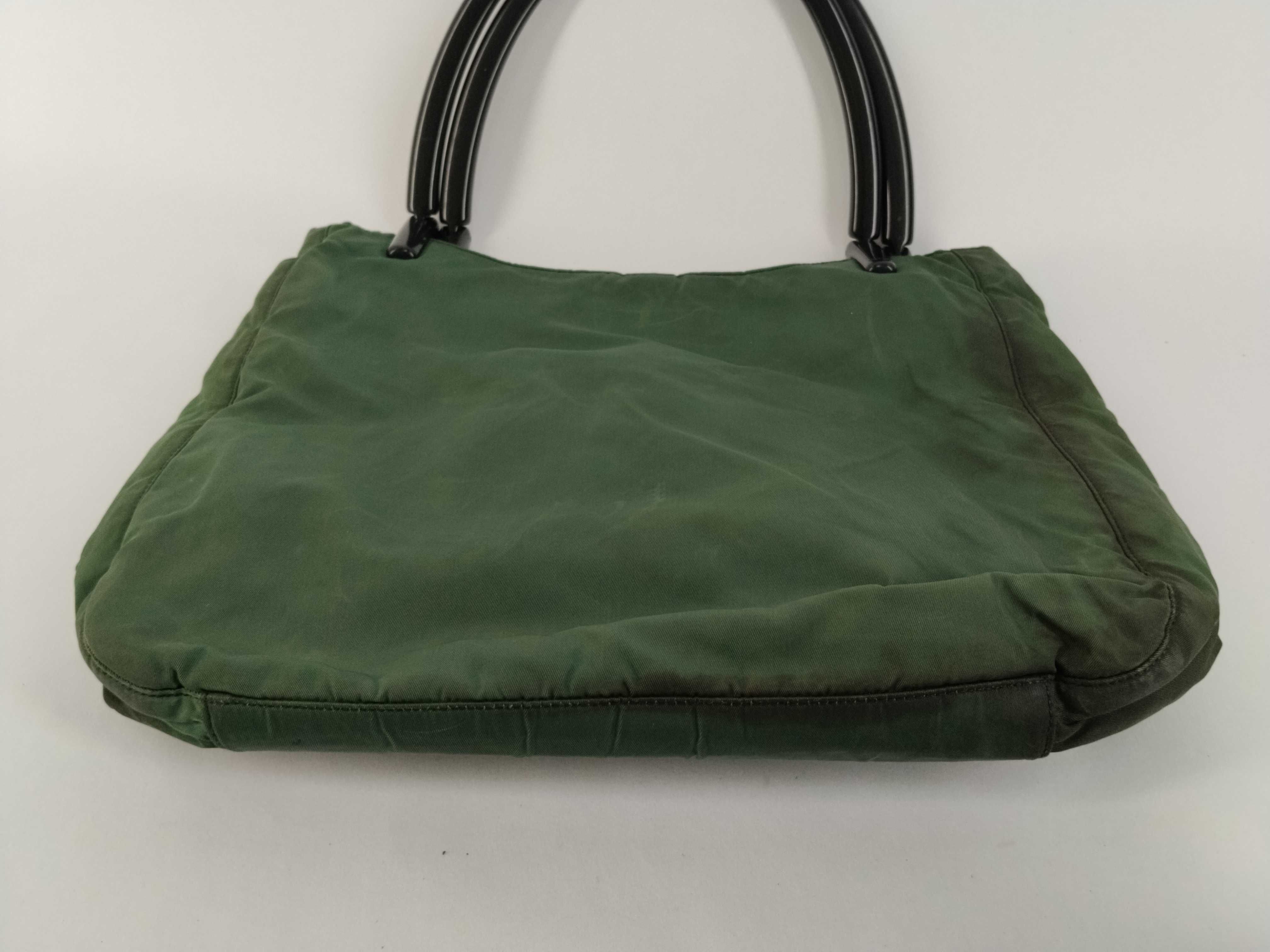 Nylon Prada Handbag Nylon Green Handbag — view 7