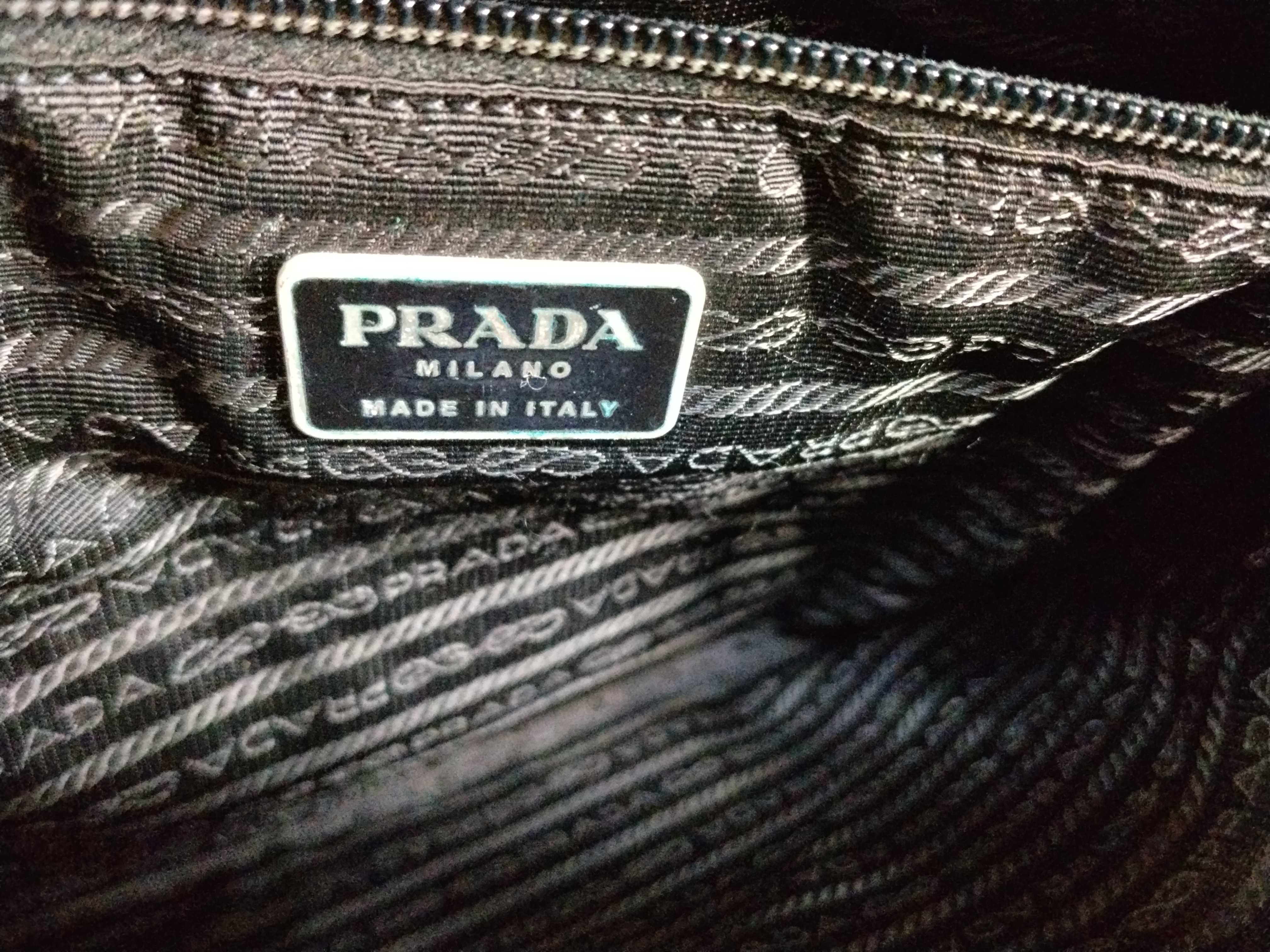Nylon Prada Handbag Nylon Green Handbag — view 10