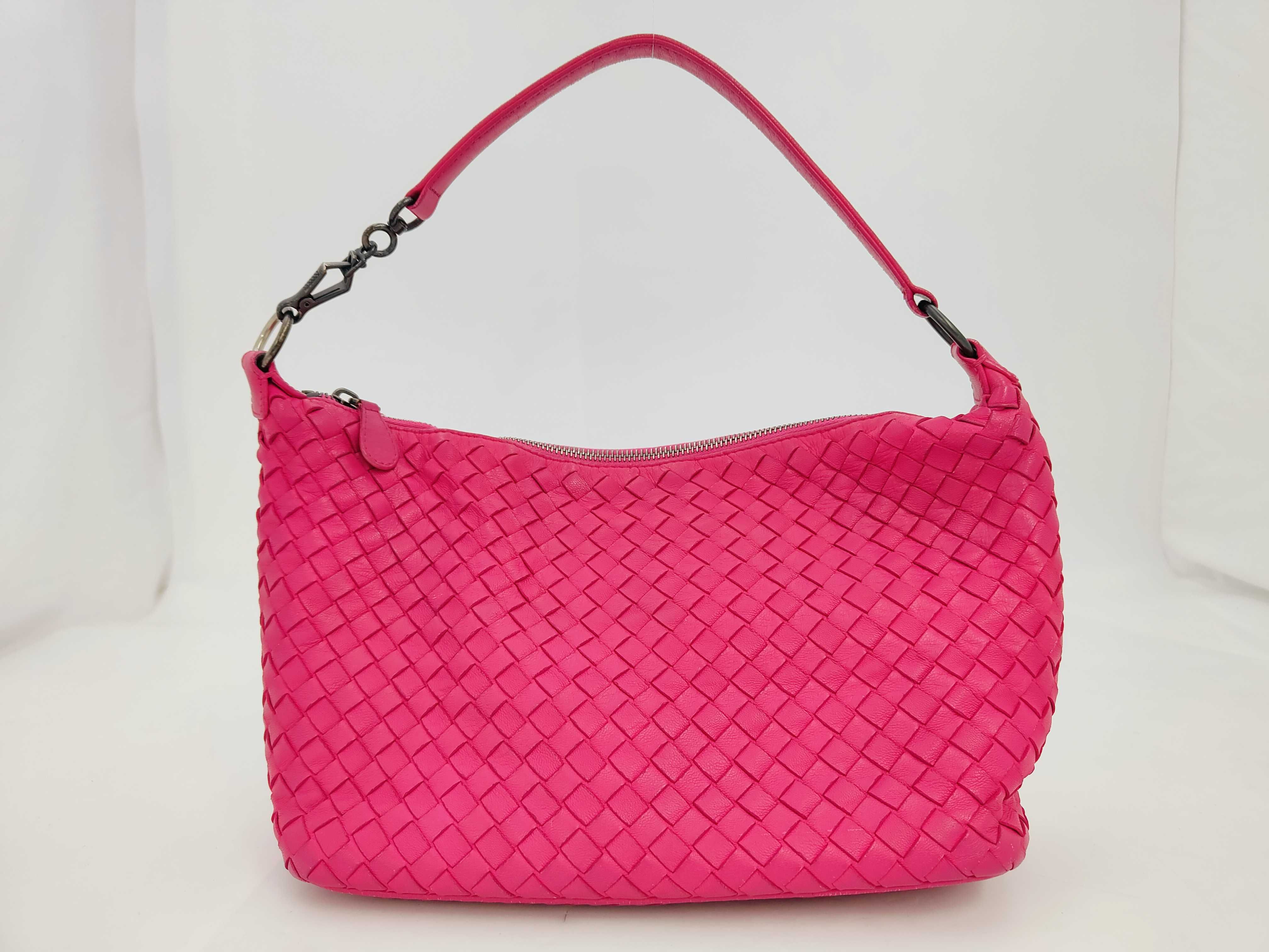 BV Intrecciato Pink Bag