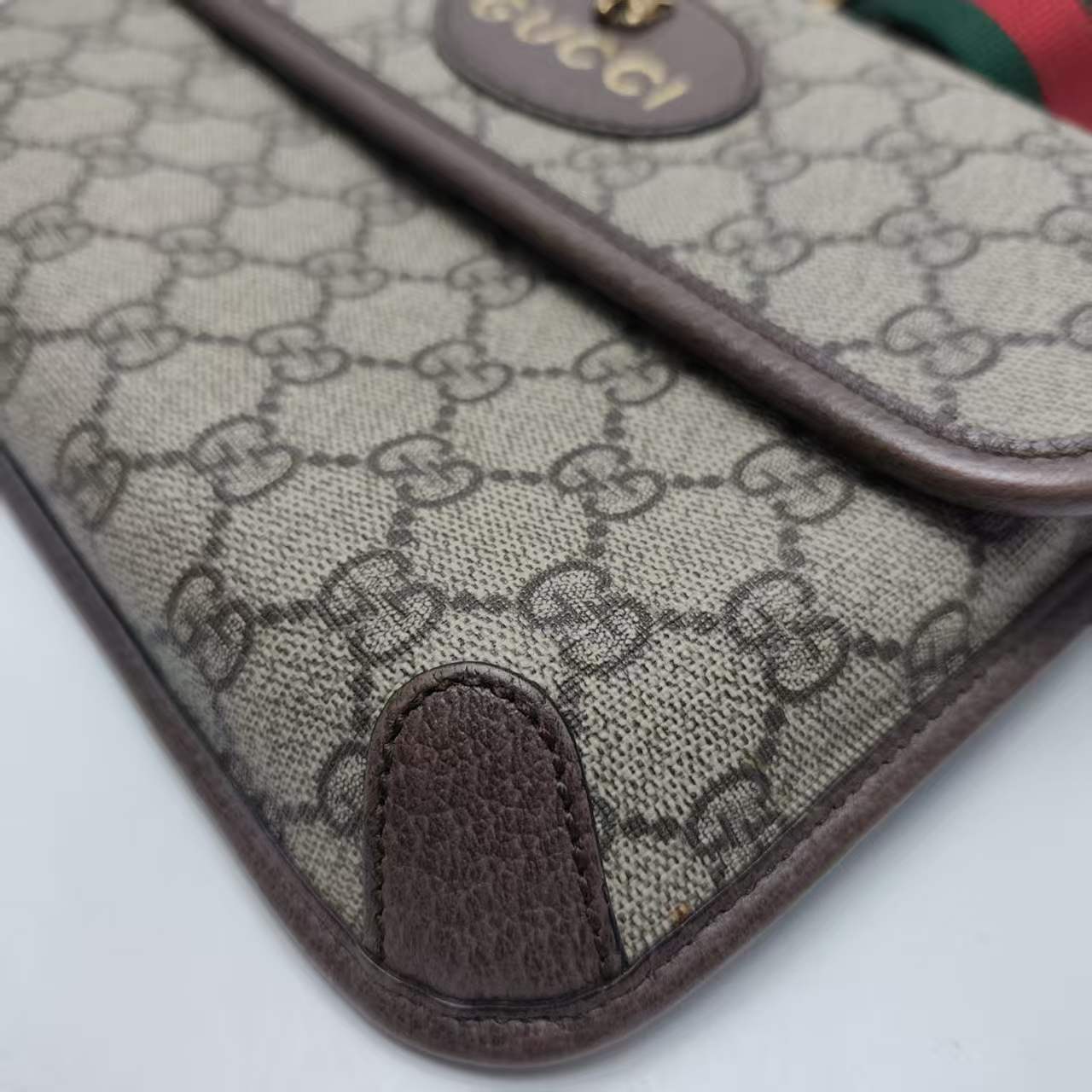 【*Shipped from: China*】GUCCI GG Supreme Belt Bag Canvas 493930 Shoulder Bag — view 4