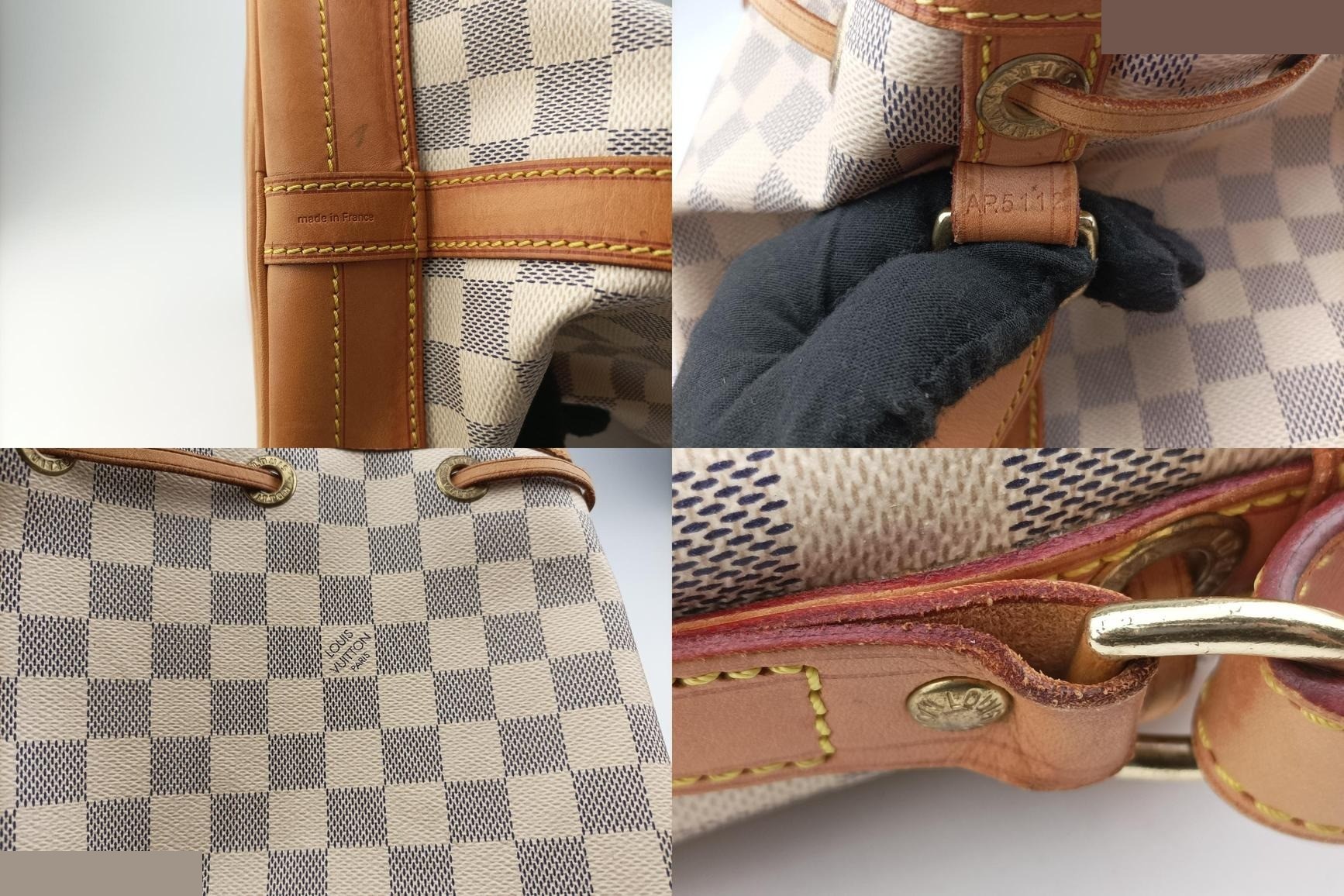 Noé Damier Canvas Azur — view 8