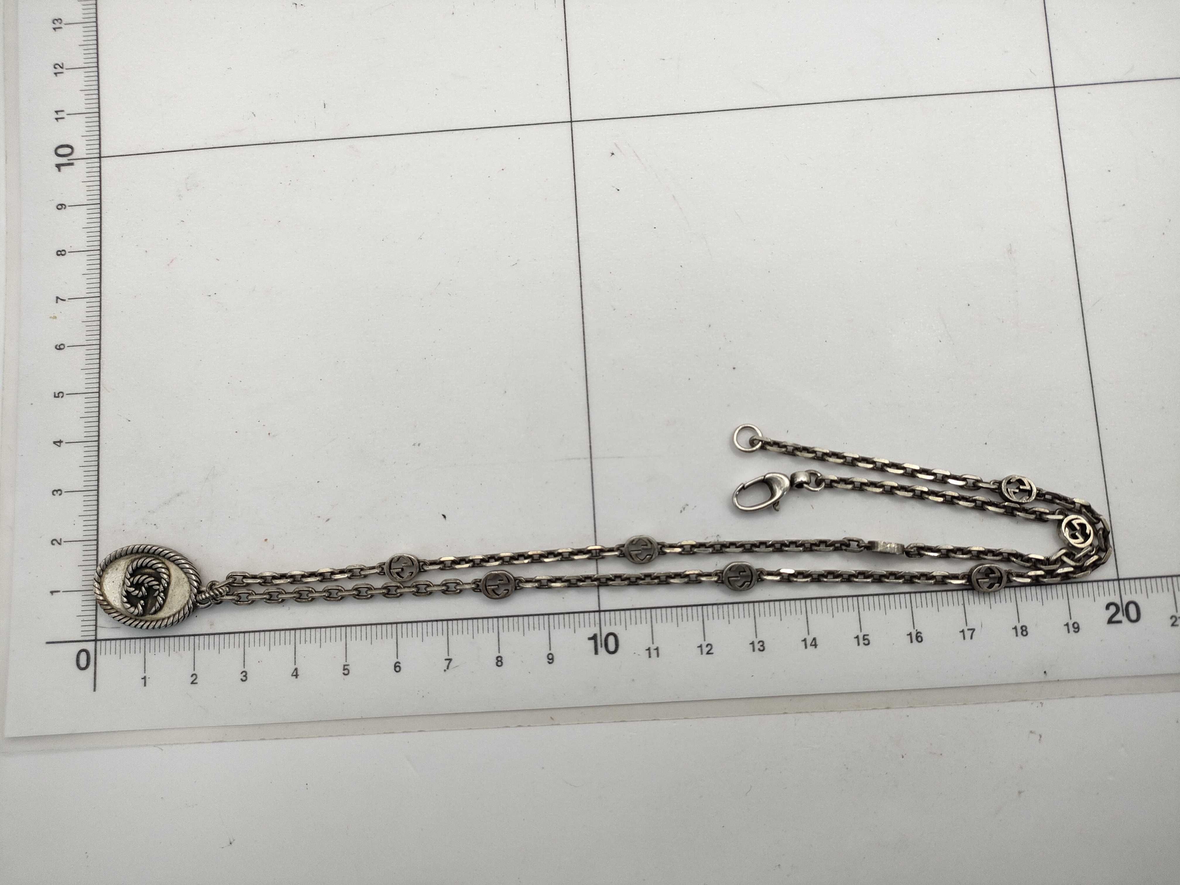 Interlocking Necklace GG Marmont SV925 22.1g Necklace — view 14
