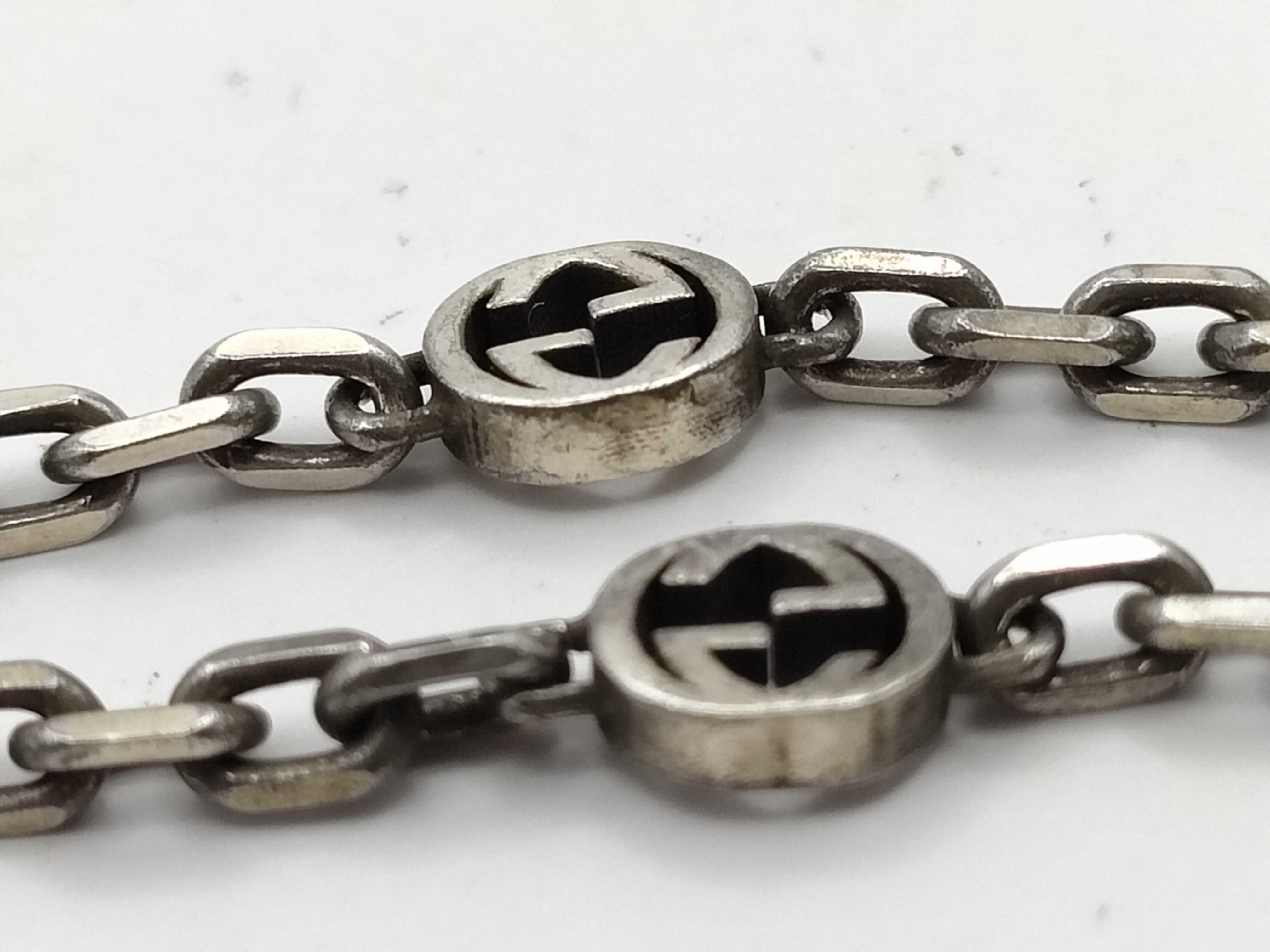 Interlocking Necklace GG Marmont SV925 22.1g Necklace — view 9