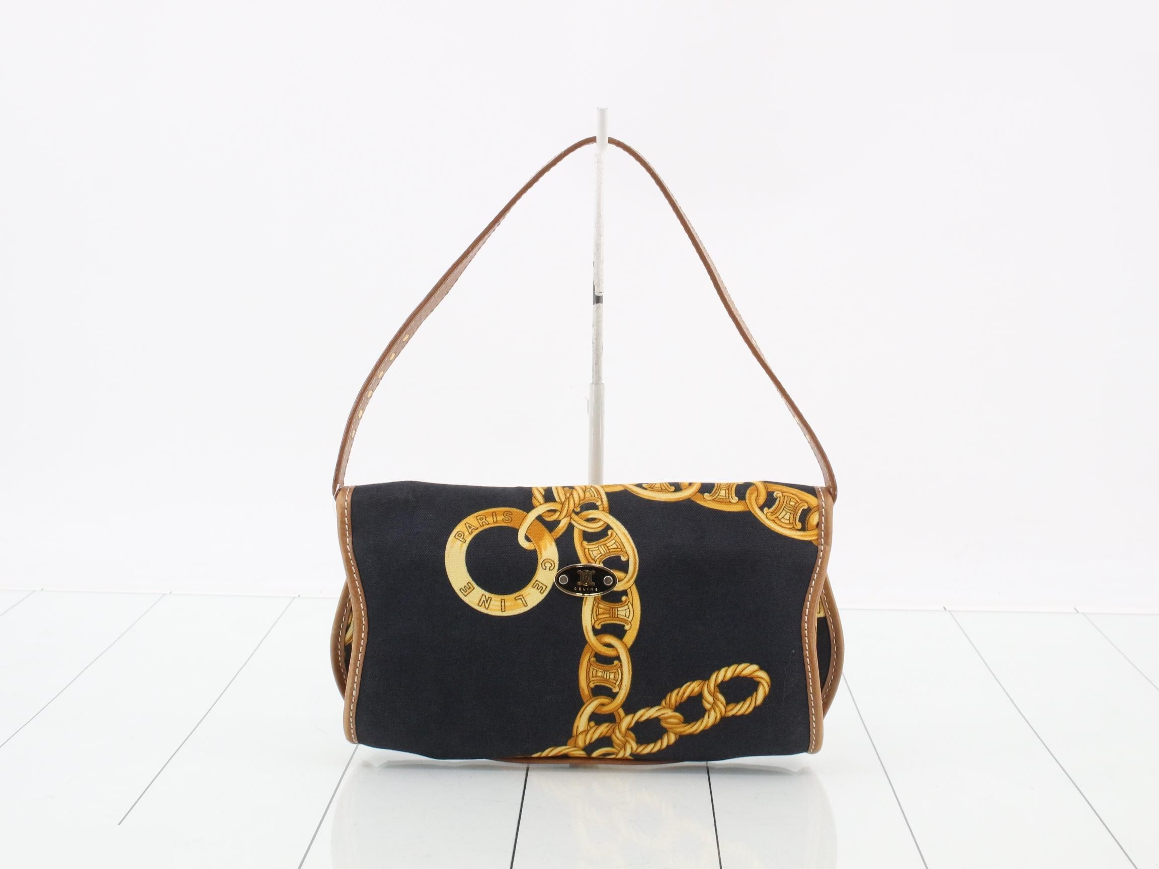 Chain pattern one-shoulder bag — view 2